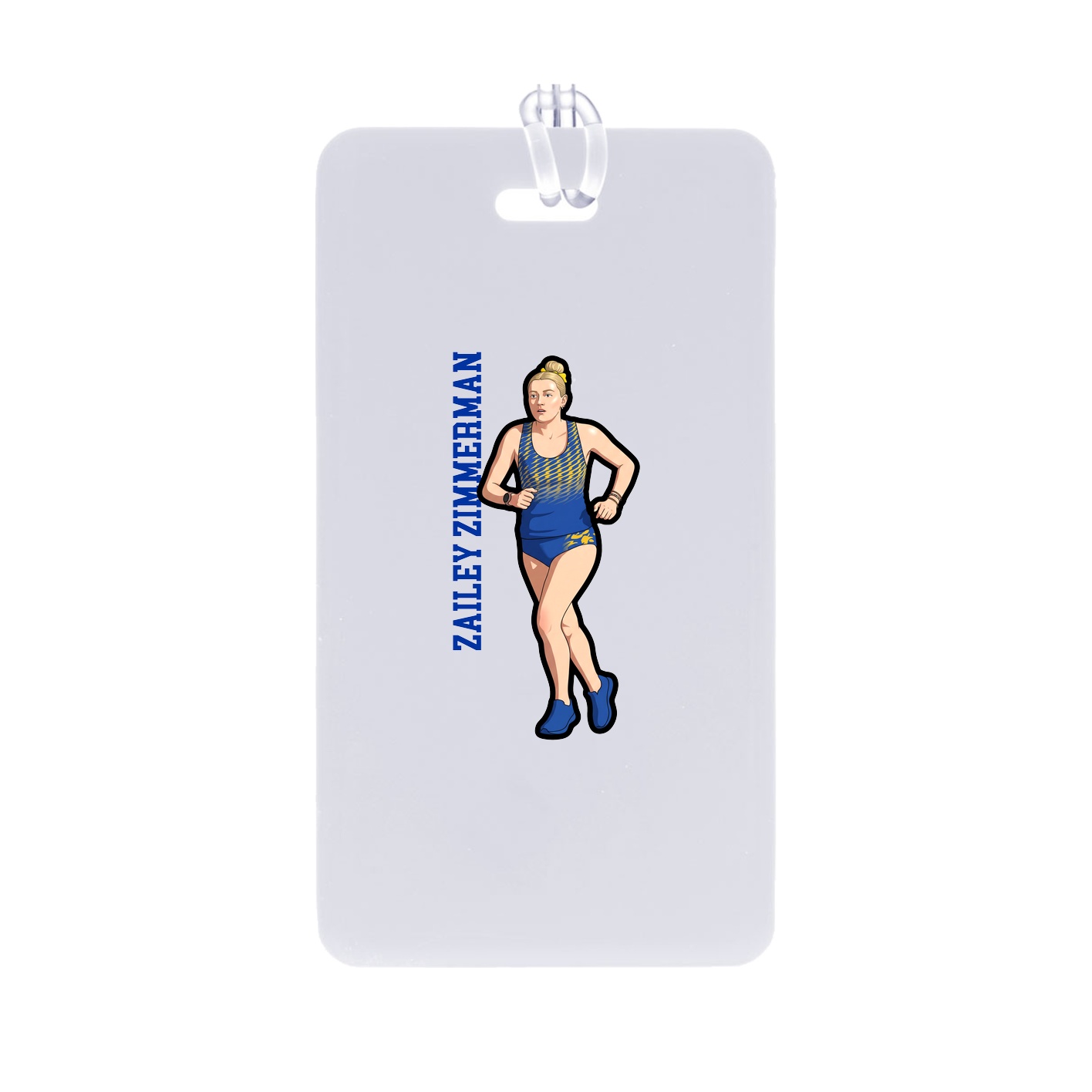 Bag Tag — Name Vertical in Classic
