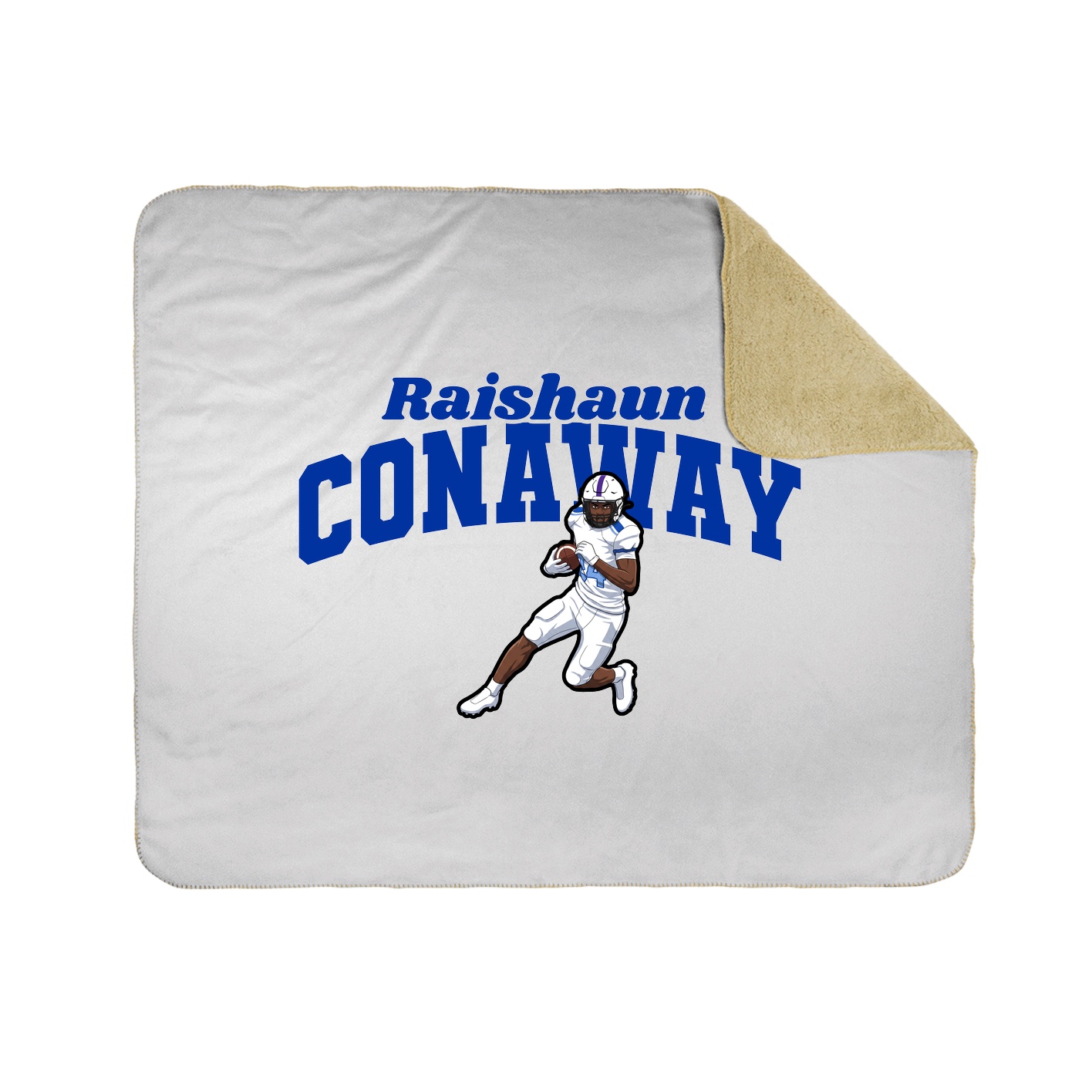 Throw Blanket — Signature Arch in White