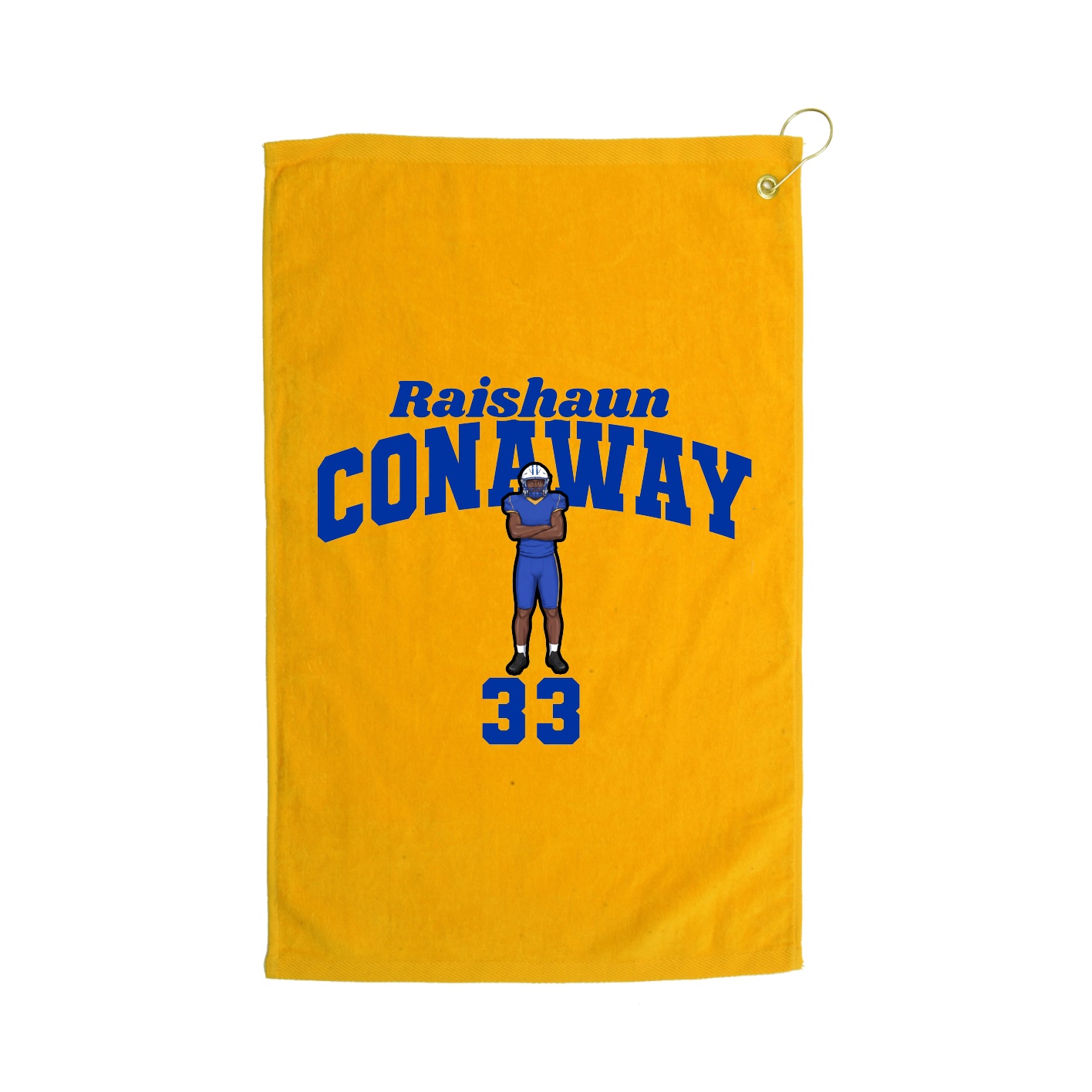 Golf Towel — Signature Arch in Gold