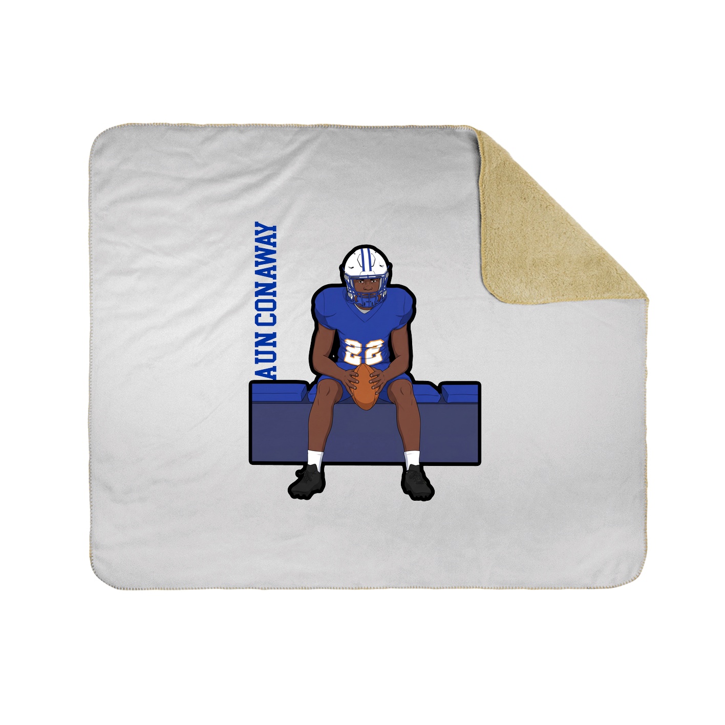 50x60 Sherpa Lined Throw Blanket