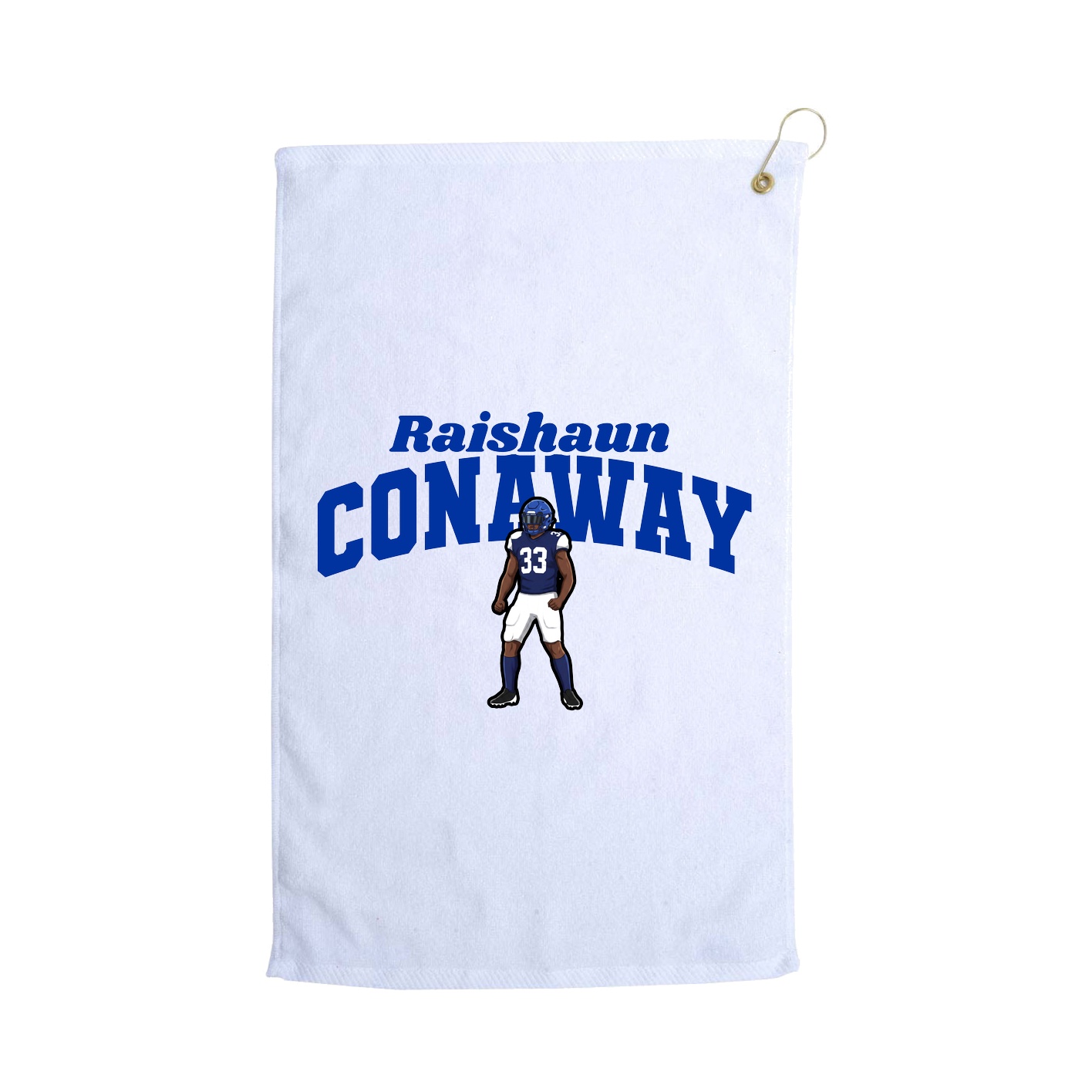 Golf Towel — Signature Arch in White