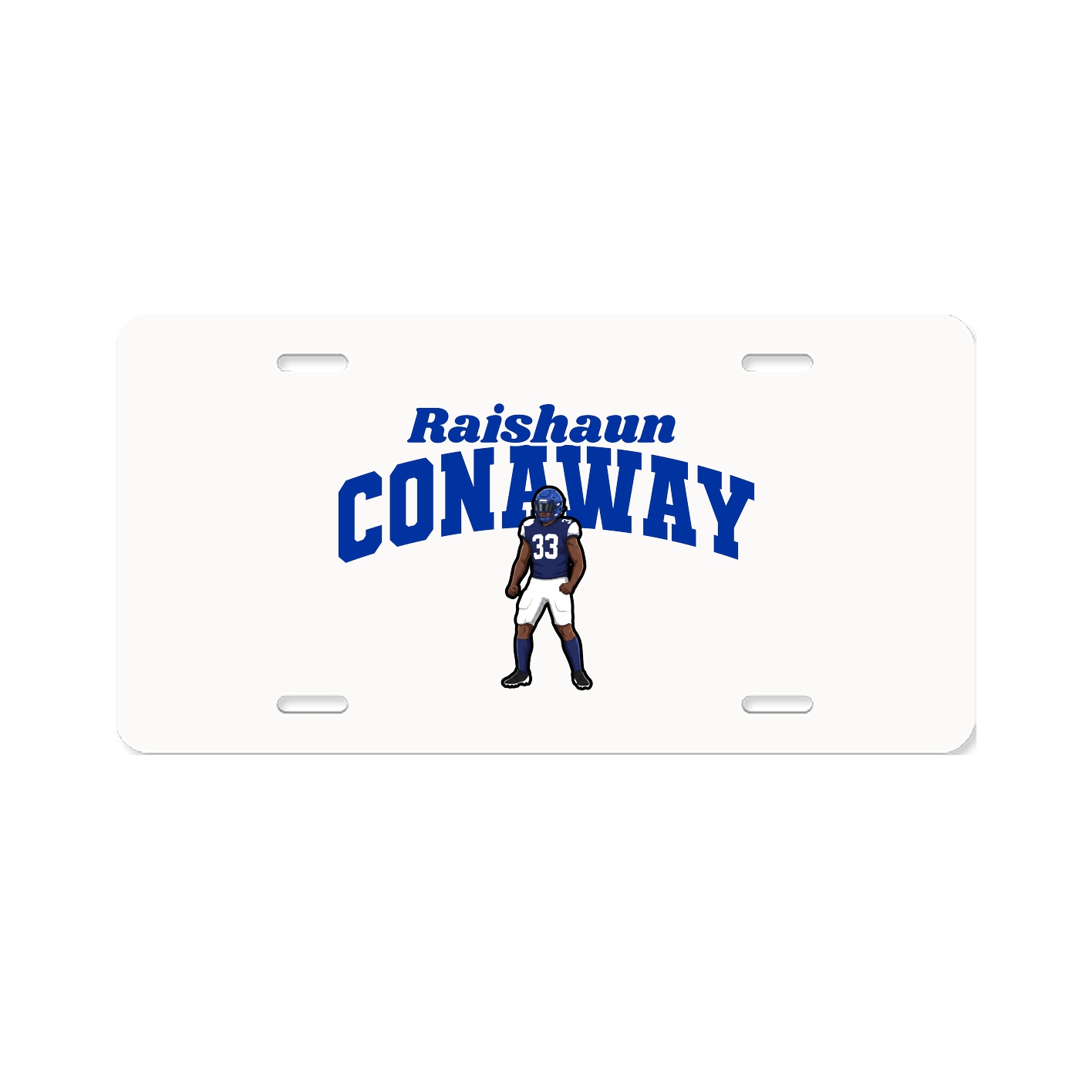 License Plate — Signature Arch in Classic