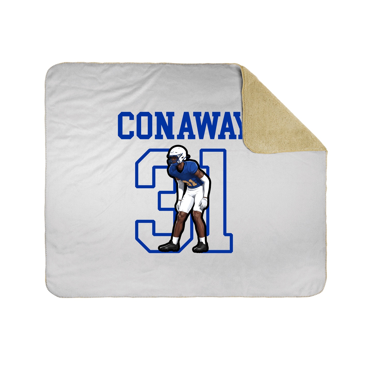 Throw Blanket — Shirsey in White