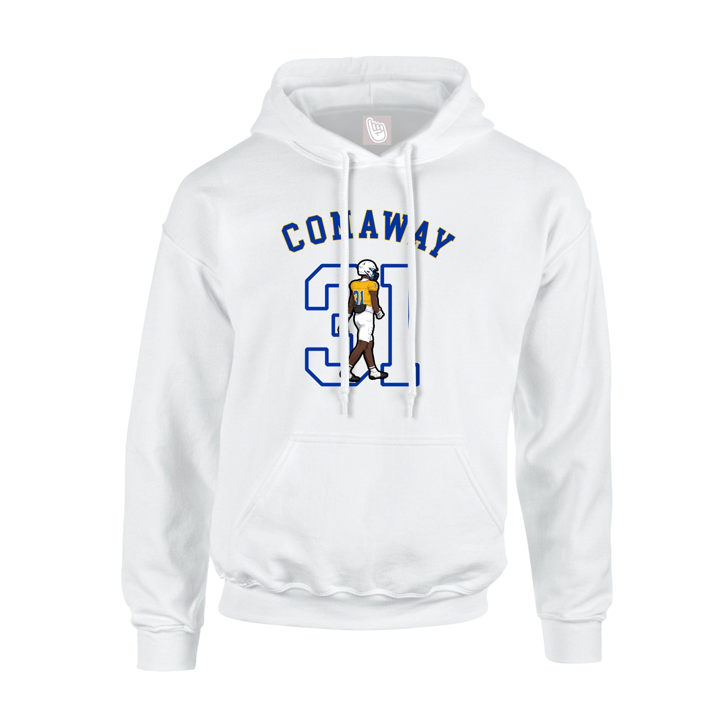 Youth Hoodie — Shirsey Arch in White