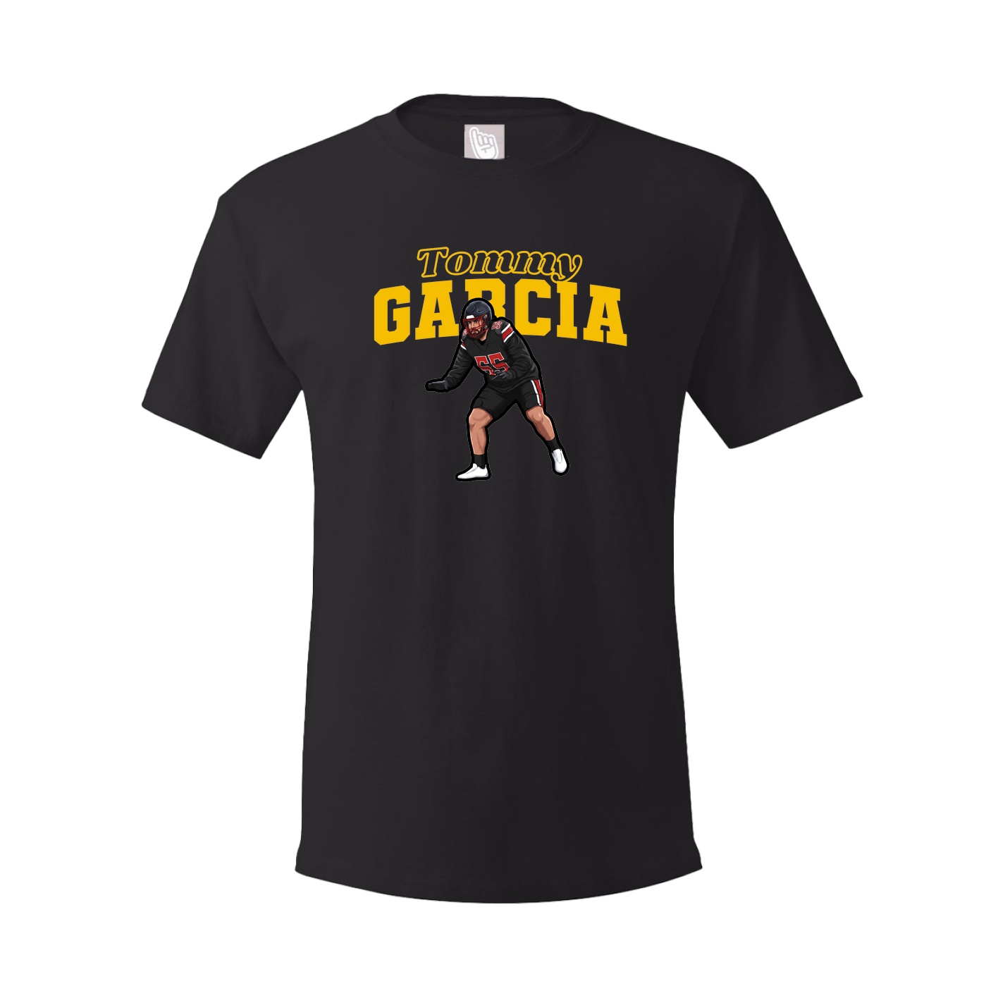 Youth Tee — Name Arch in Black