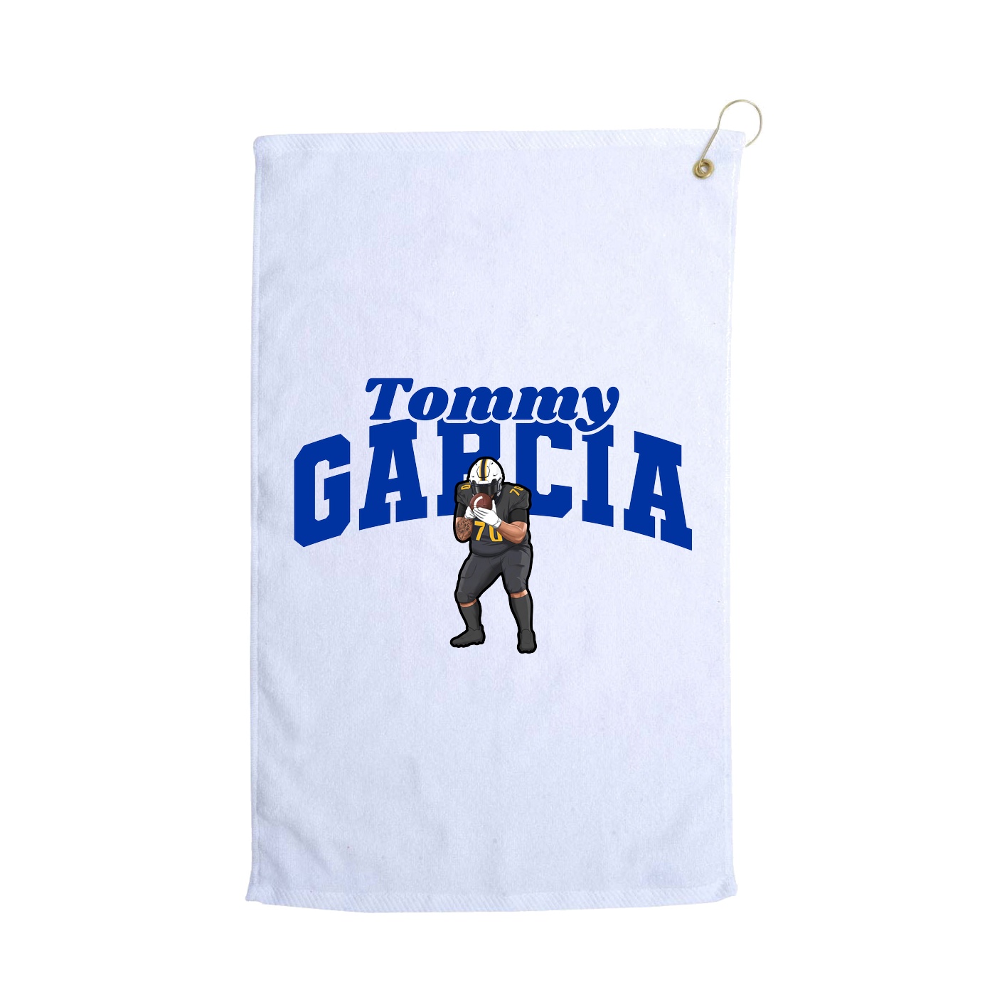 Golf Towel — Signature Arch in White
