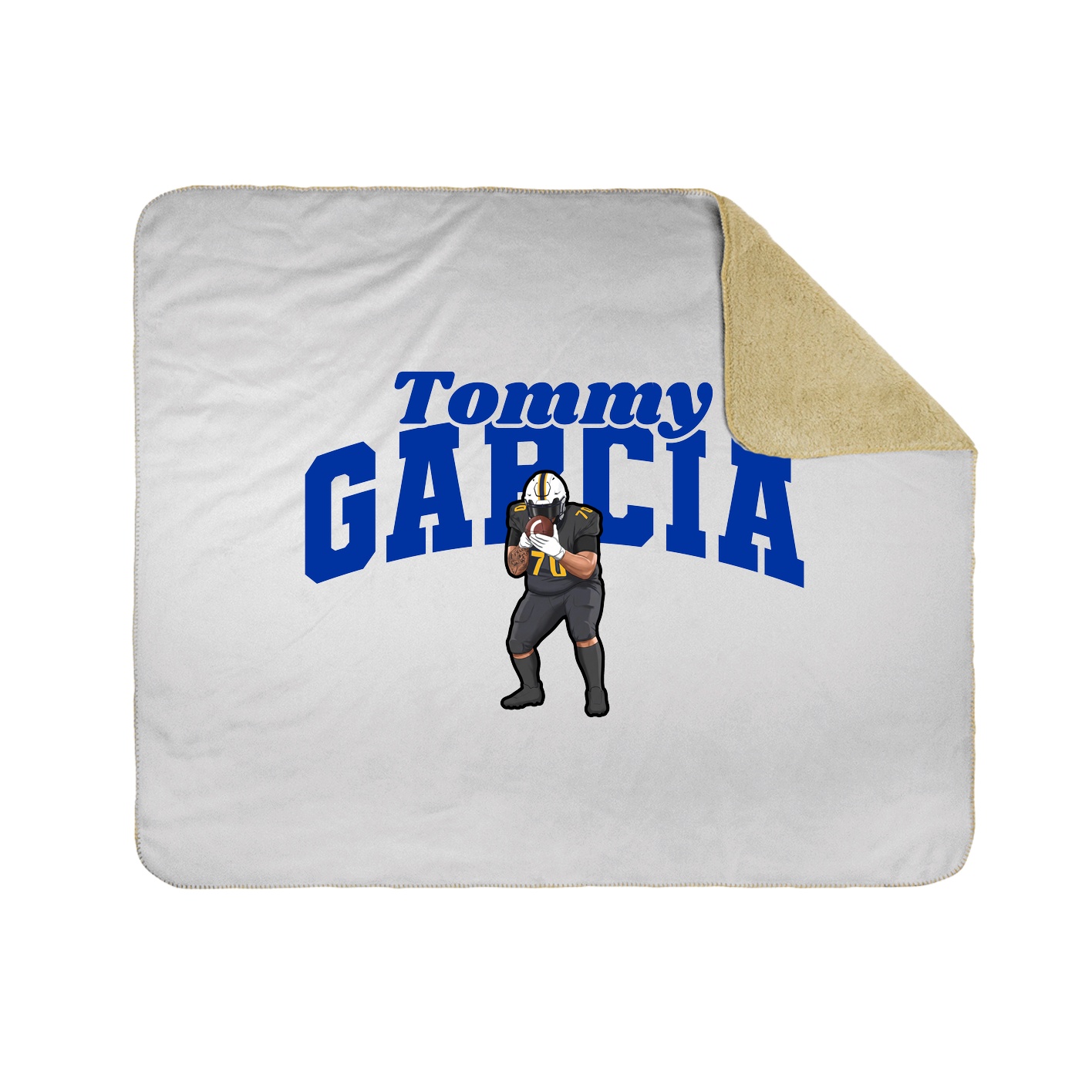 Throw Blanket — Signature Arch in White