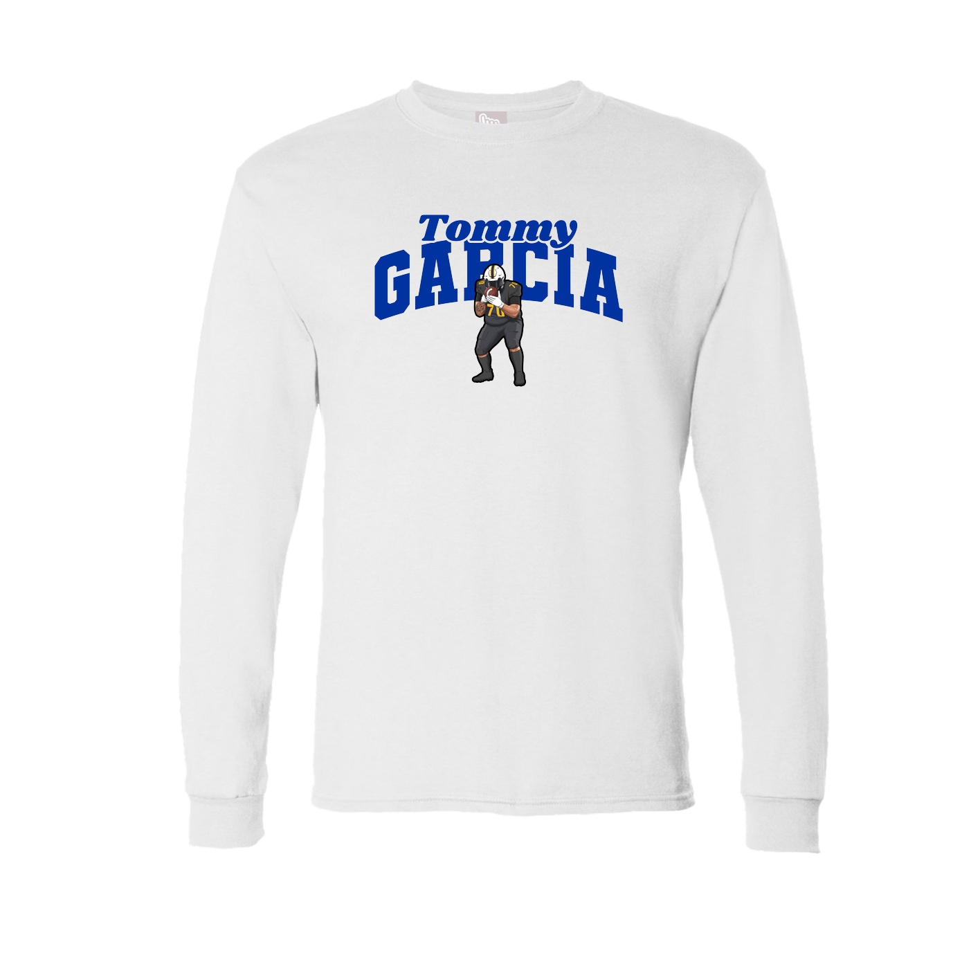 Long Sleeve Tee — Signature Arch in White