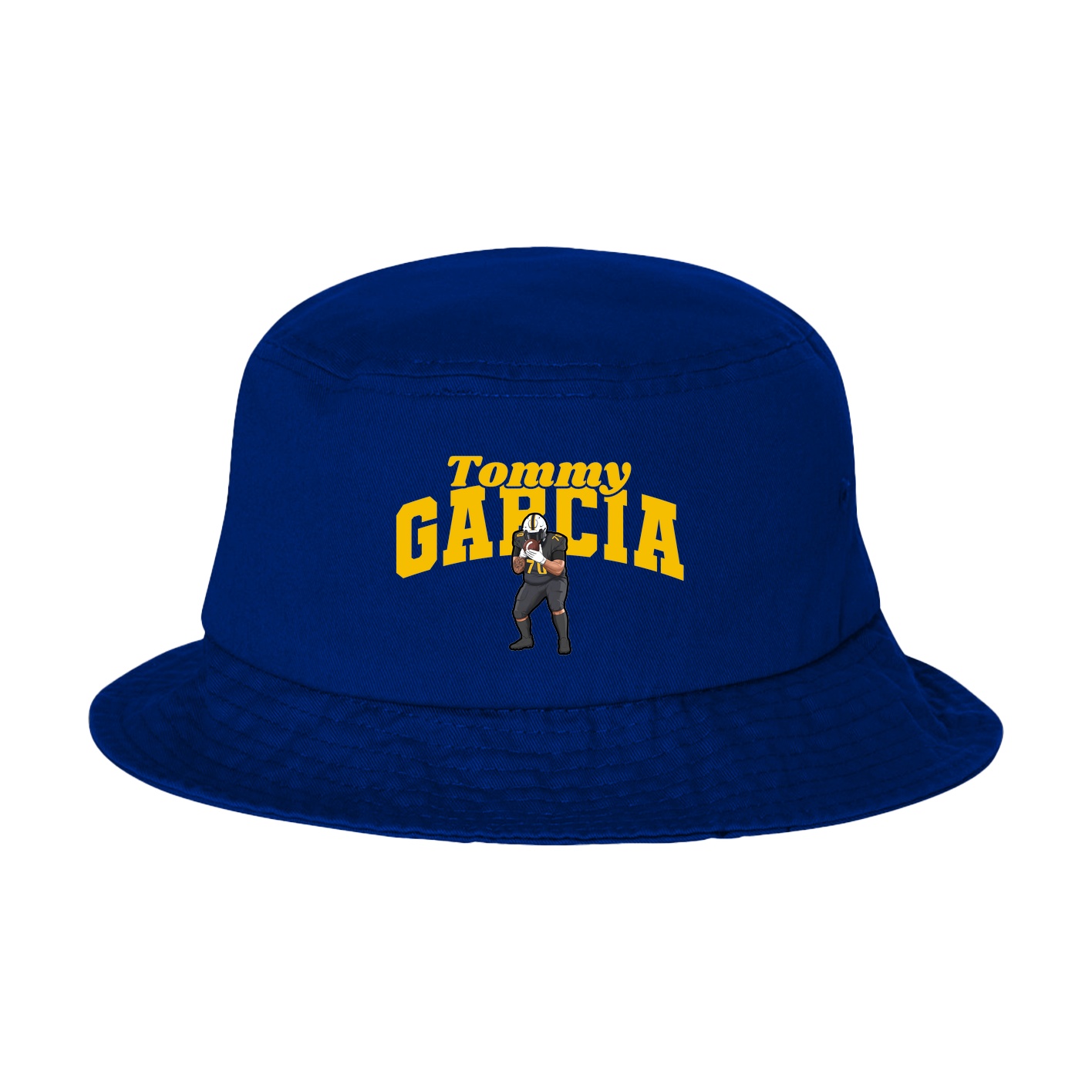 Bucket Cap — Signature Arch in Royal Blue