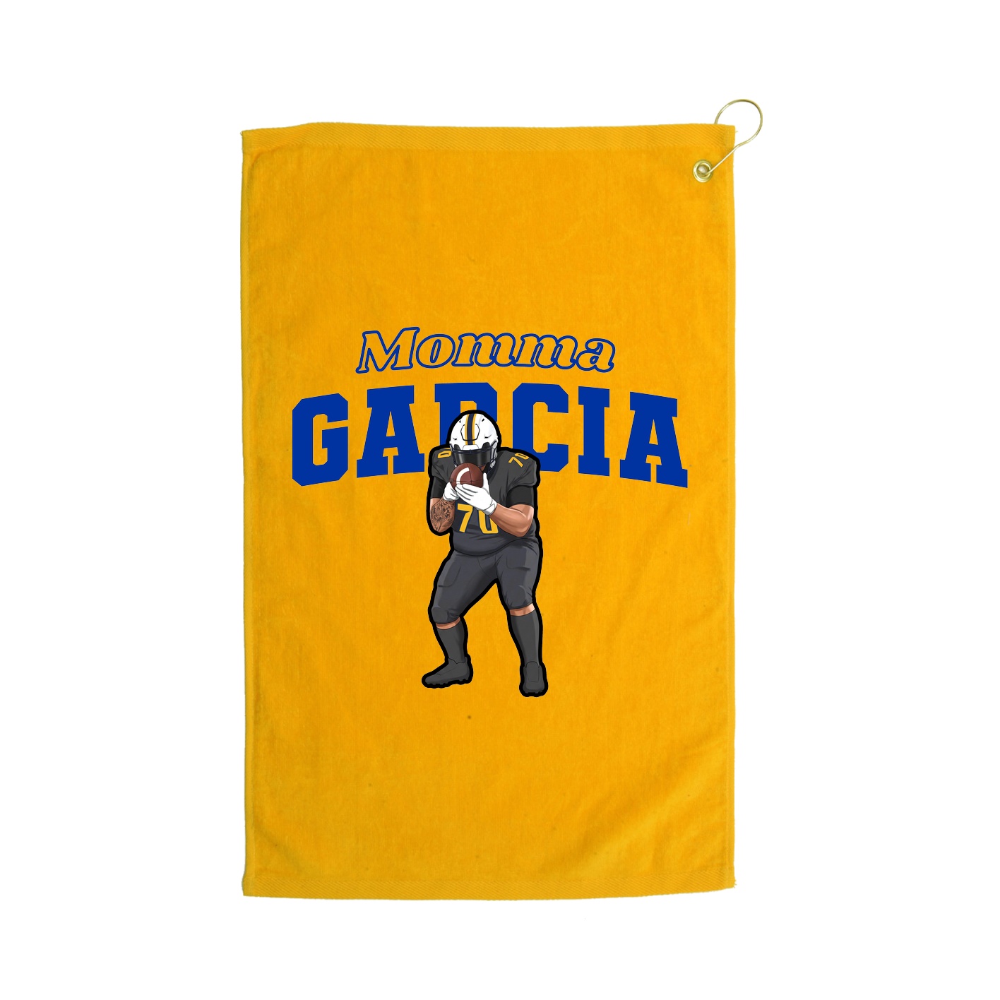 Golf Towel — Mothers Day Block in Gold