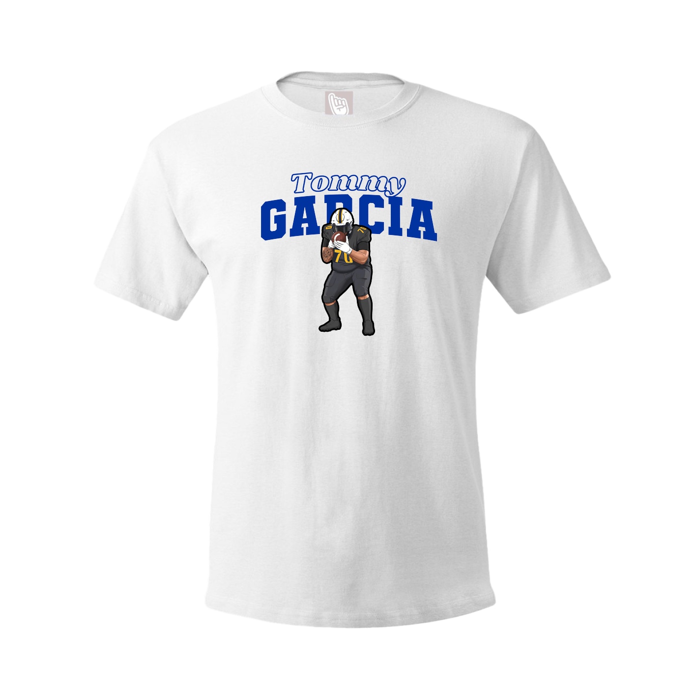 Tee — Name Arch in White