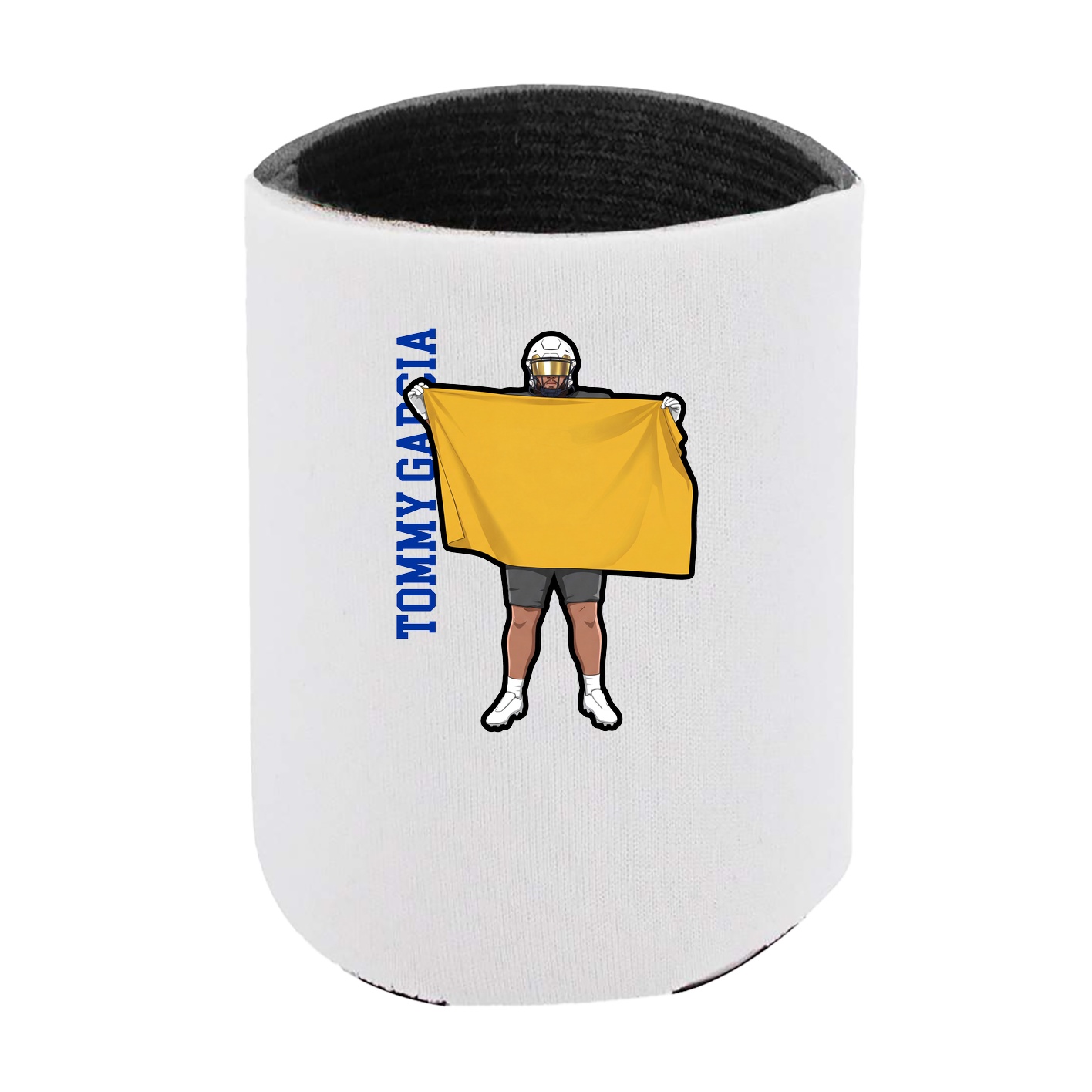 Can Holder — Name Vertical in White