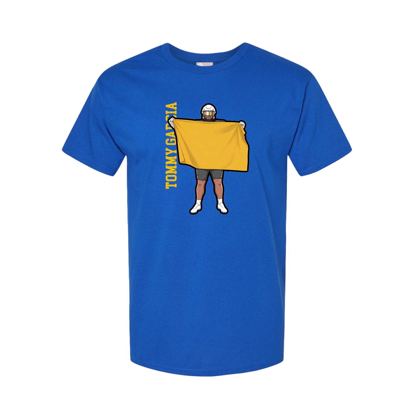 Tee — Name Vertical in Royal