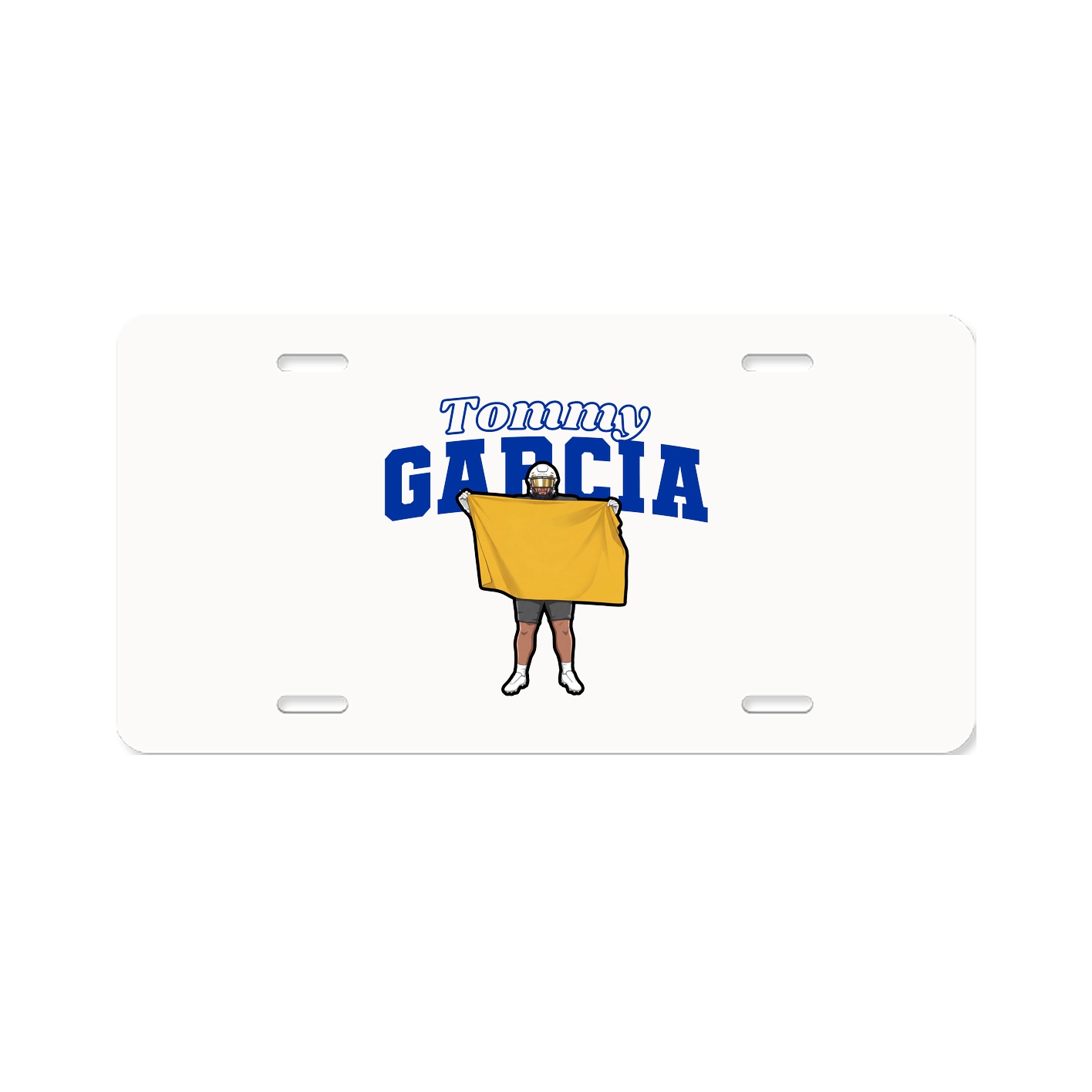 License Plate — Name Arch in Classic