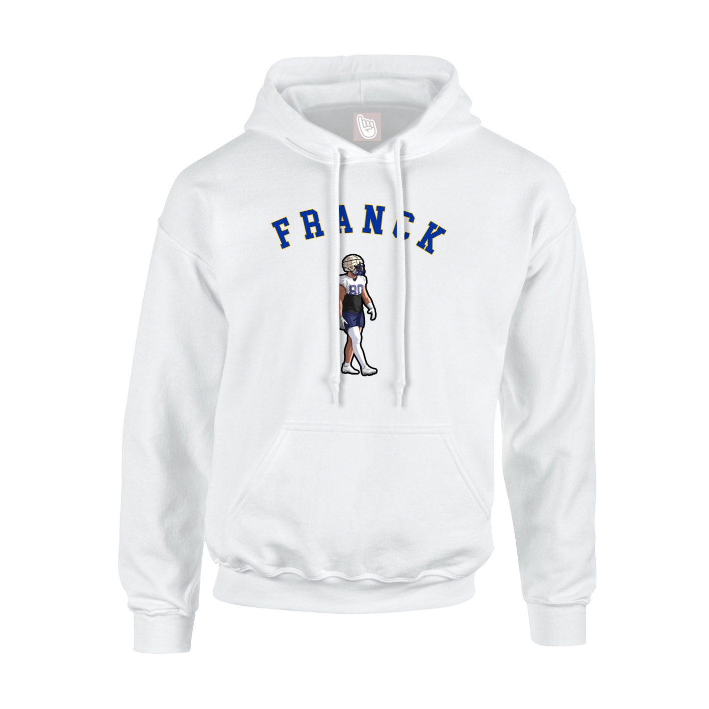Hoodie — Shirsey Arch in White