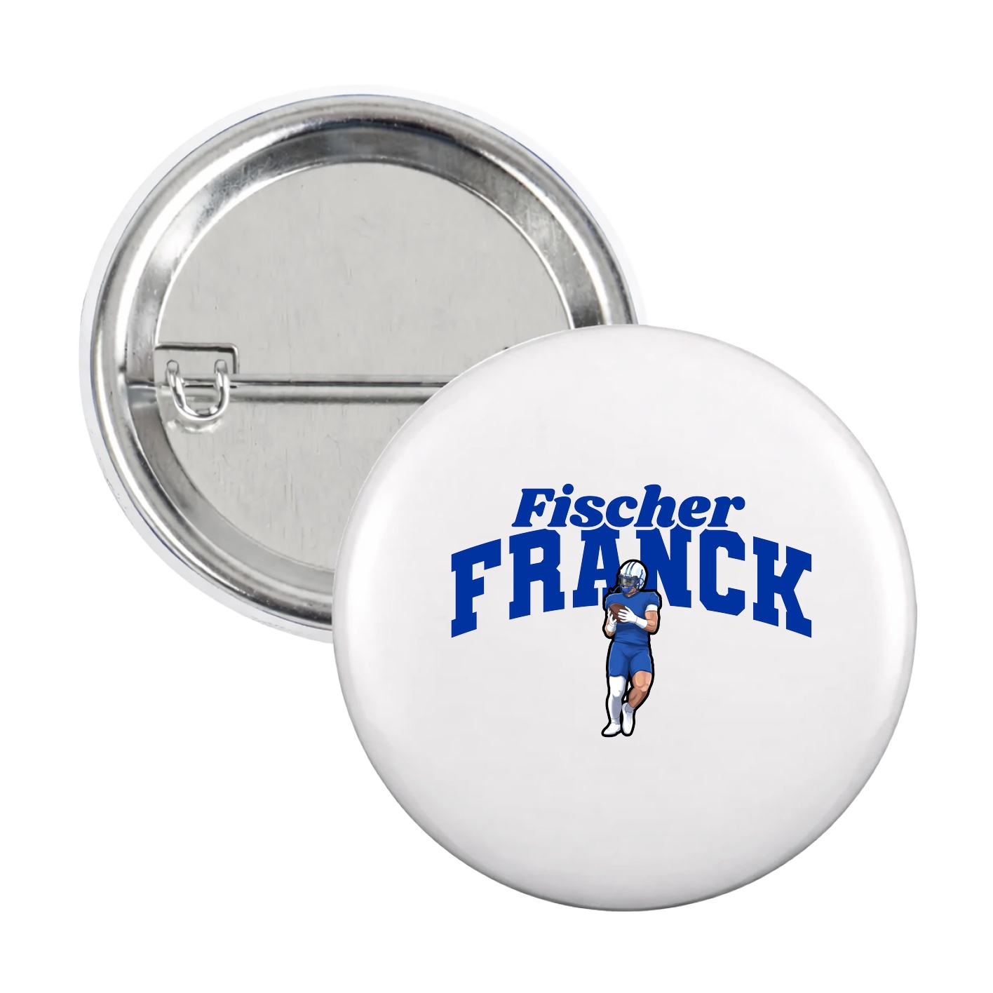 Game Day Button — Signature Arch in White