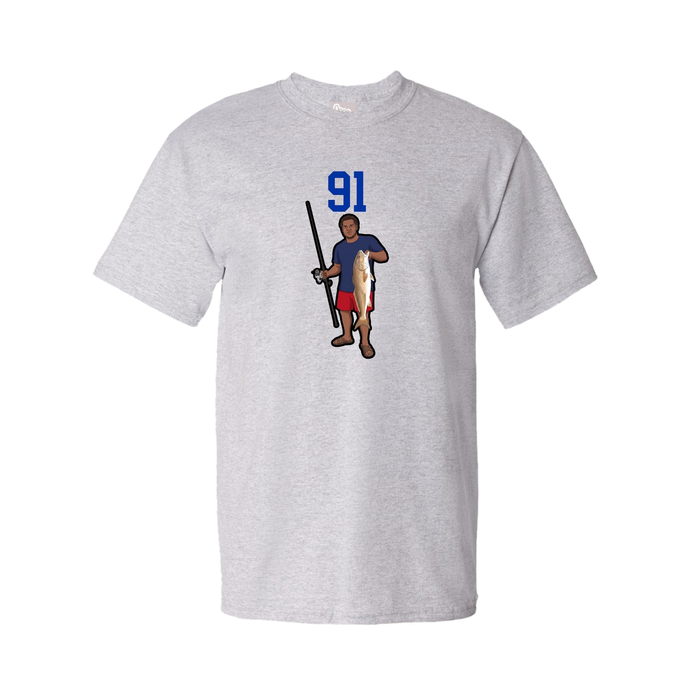 Tee — Number Top in Grey