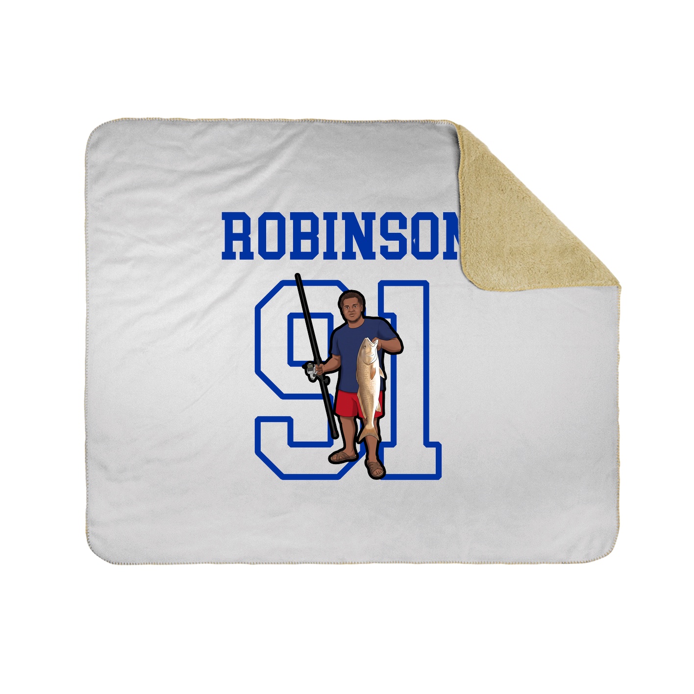 Throw Blanket — Shirsey in White