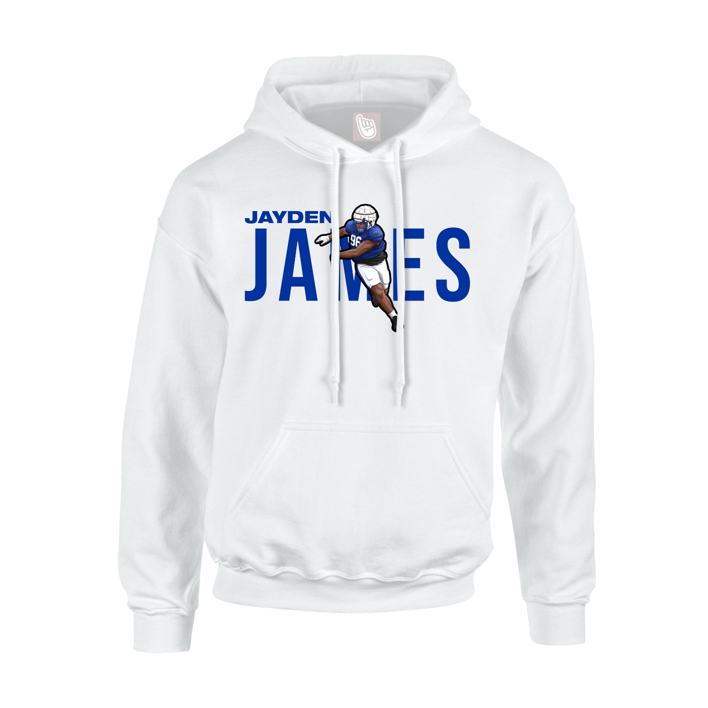 Hoodie — Player Name in White