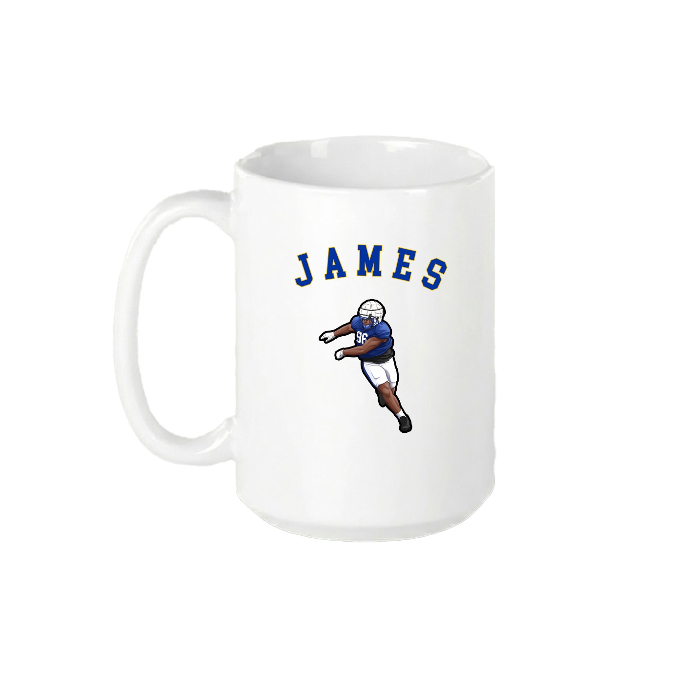 15oz Coffee Mug — Shirsey Arch in White