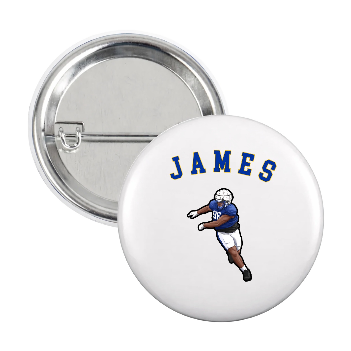 Game Day Button — Shirsey Arch in White