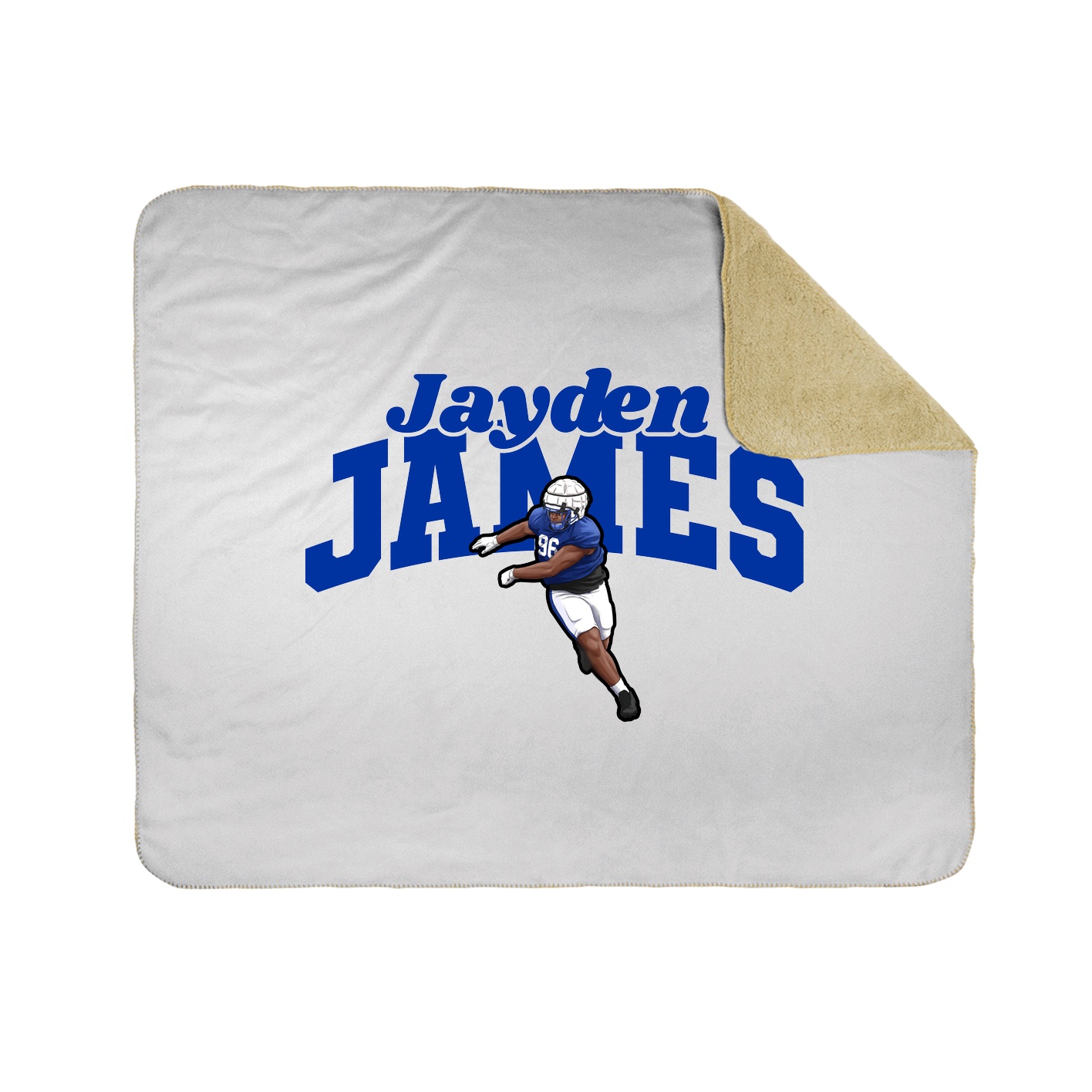 Throw Blanket — Signature Arch in White