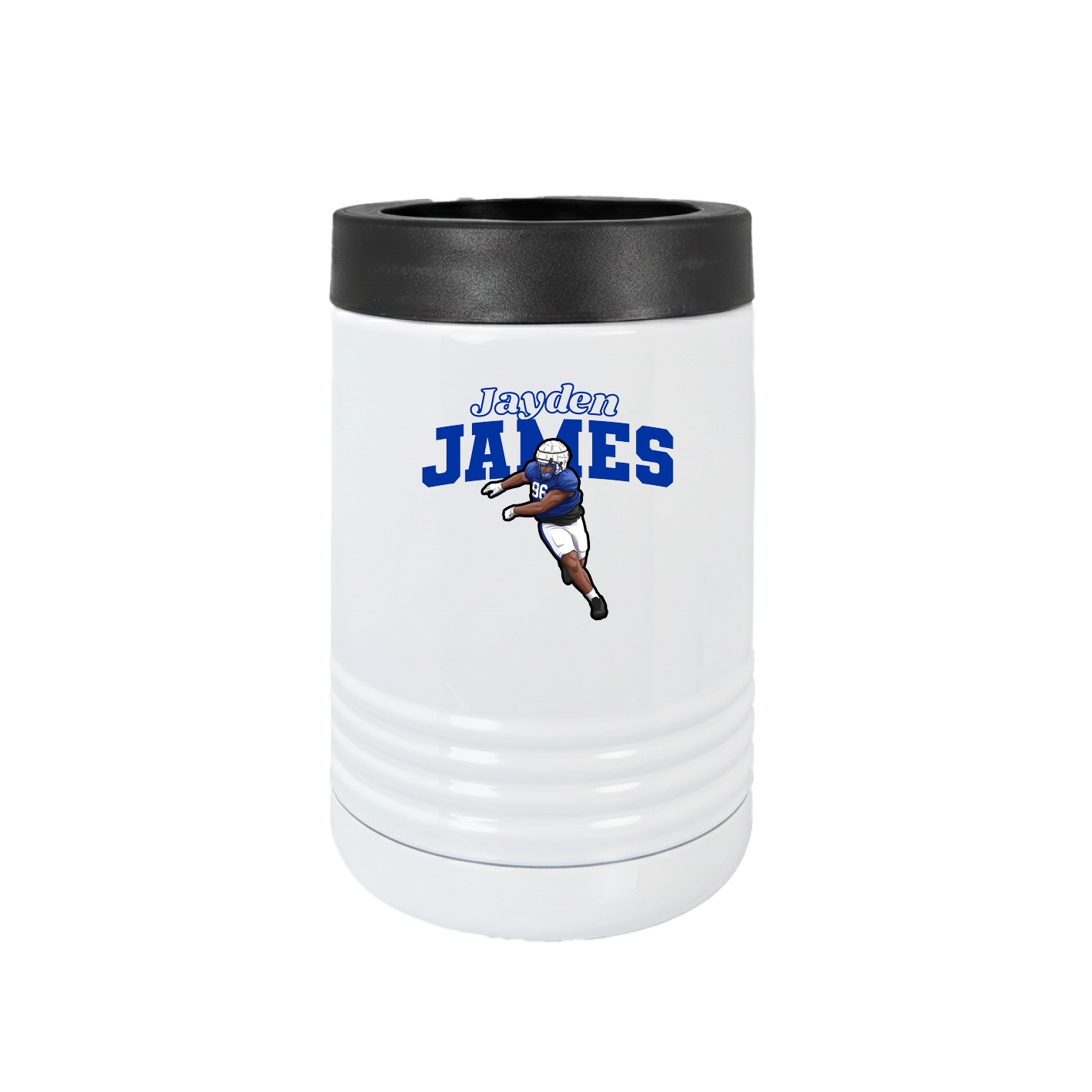 Beverage Holder — Name Arch in White