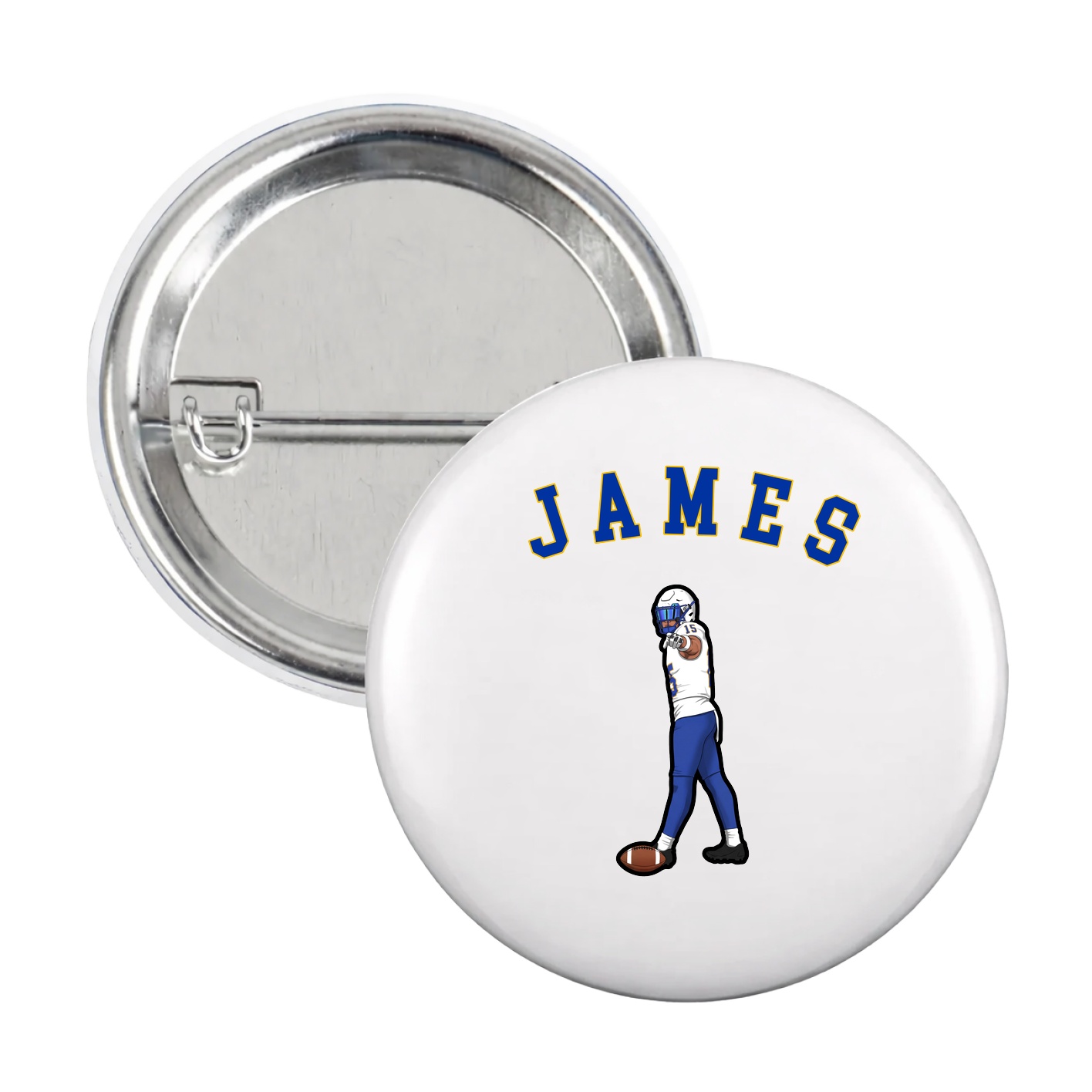 Game Day Button — Shirsey Arch in White