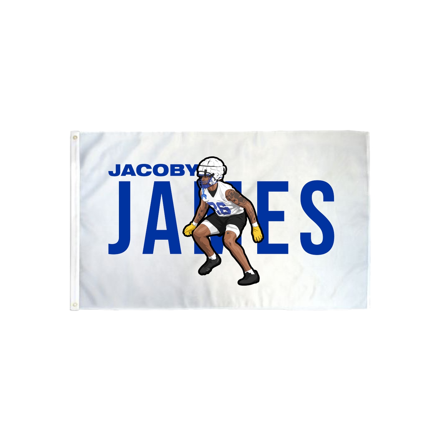3x5 Flag — Player Name in Classic