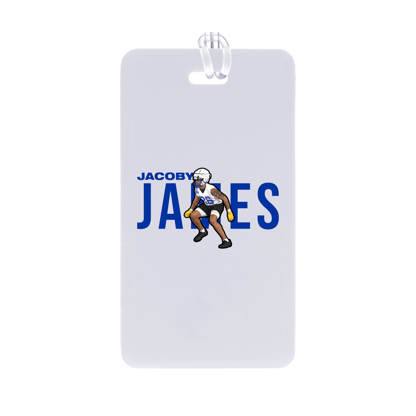 Bag Tag — Player Name in Classic