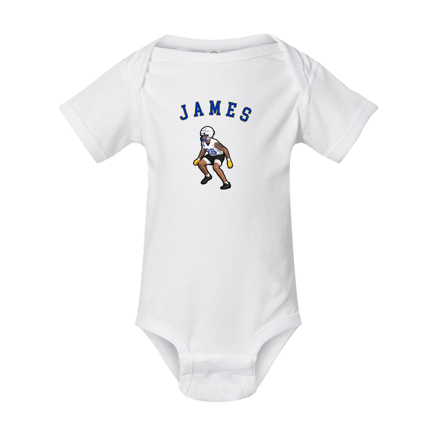 Baby Onesie — Shirsey Arch in White