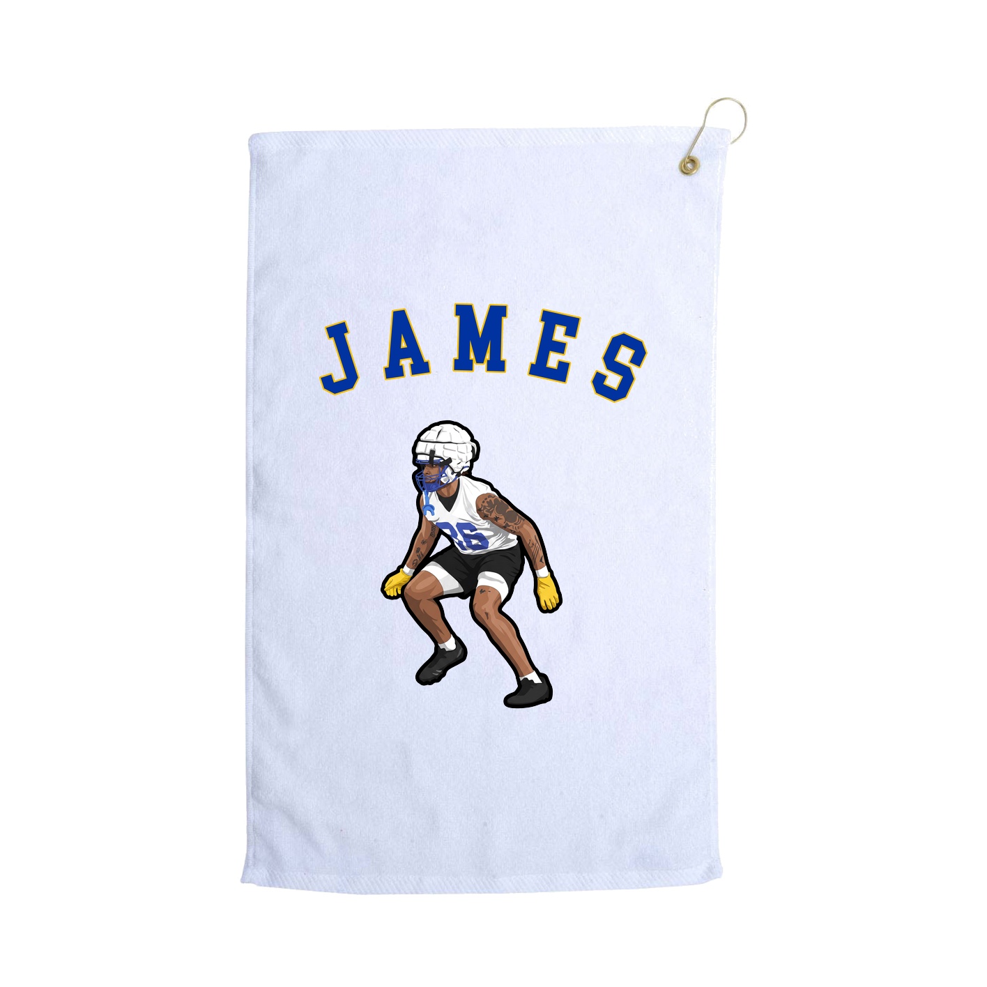 Golf Towel — Shirsey Arch in White