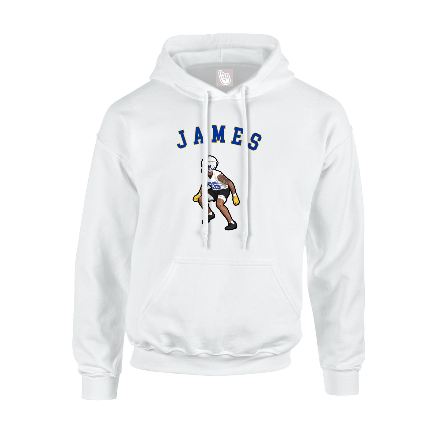 Hoodie — Shirsey Arch in White