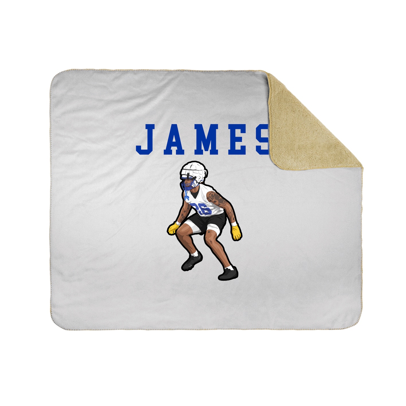 Throw Blanket — Shirsey in White