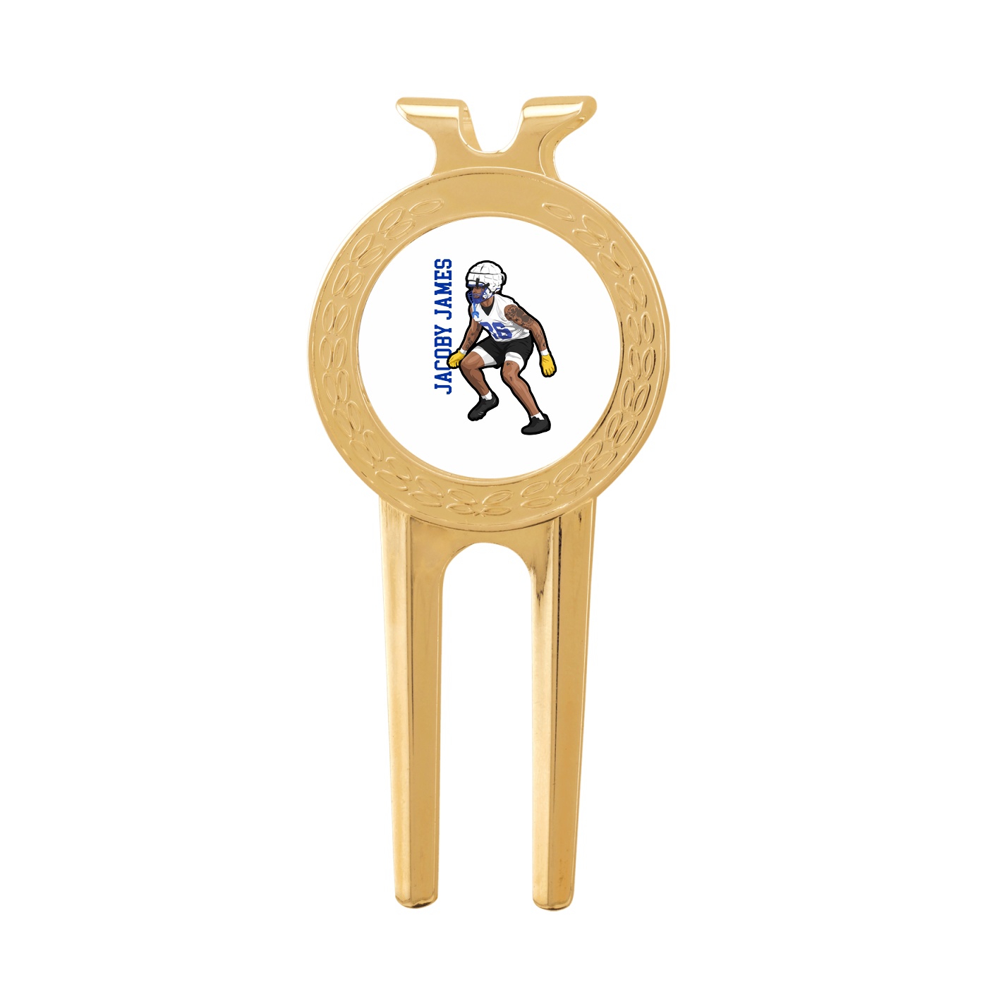 Divot Tool with Ball Marker — Name Vertical in Classic
