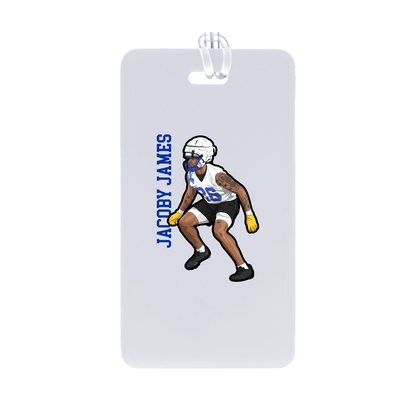 Bag Tag — Name Vertical in Classic