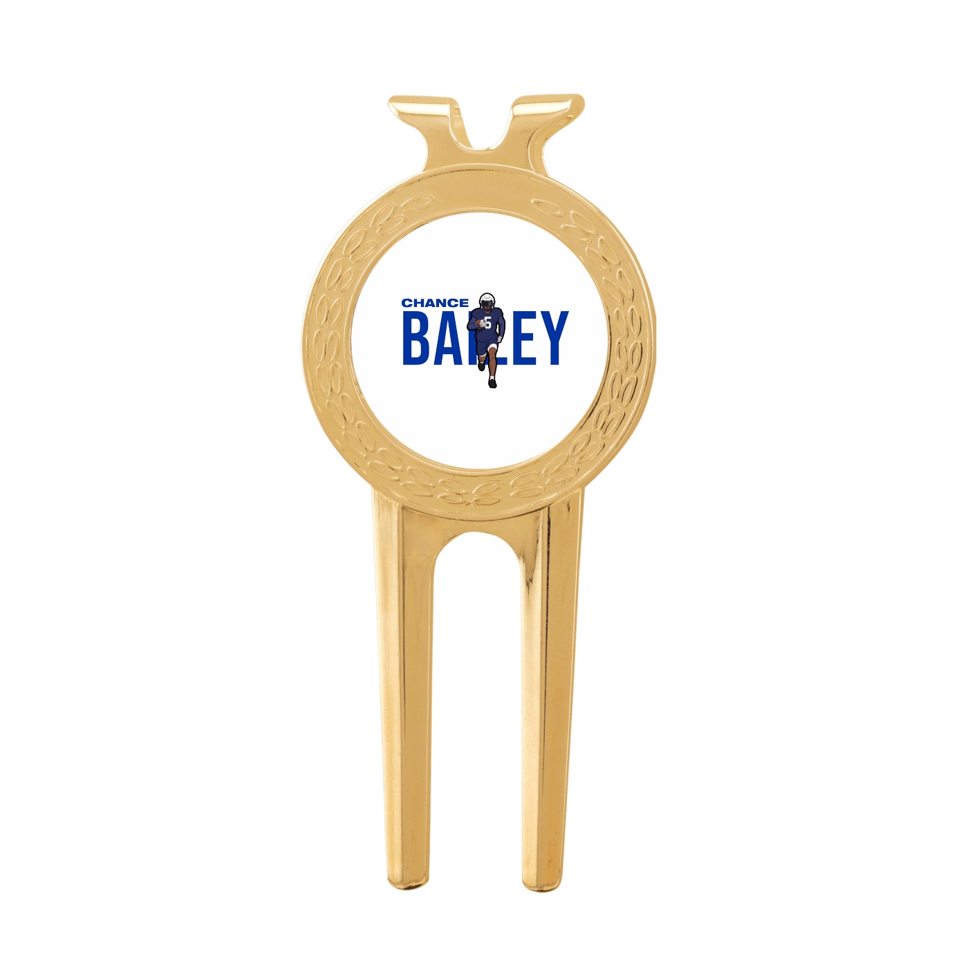 Divot Tool with Ball Marker — Player Name in Classic