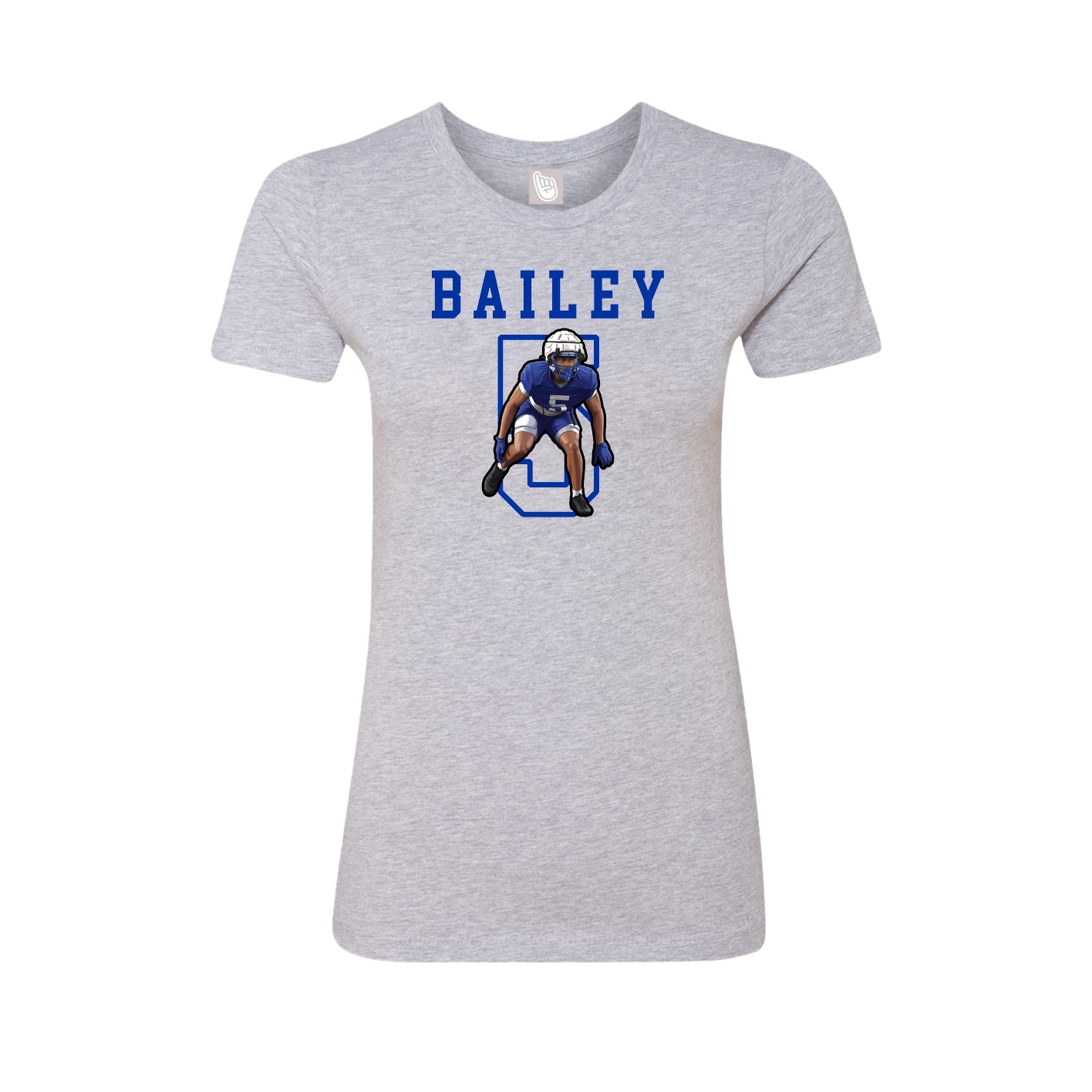 Fitted Women's Tee — Shirsey in Grey