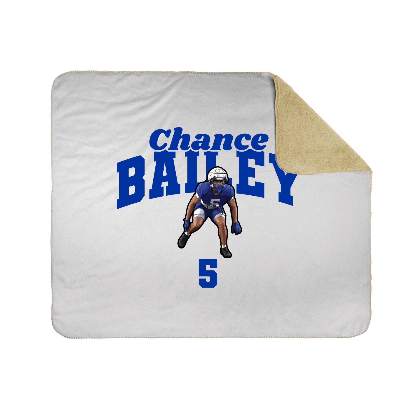 Throw Blanket — Signature Arch in White