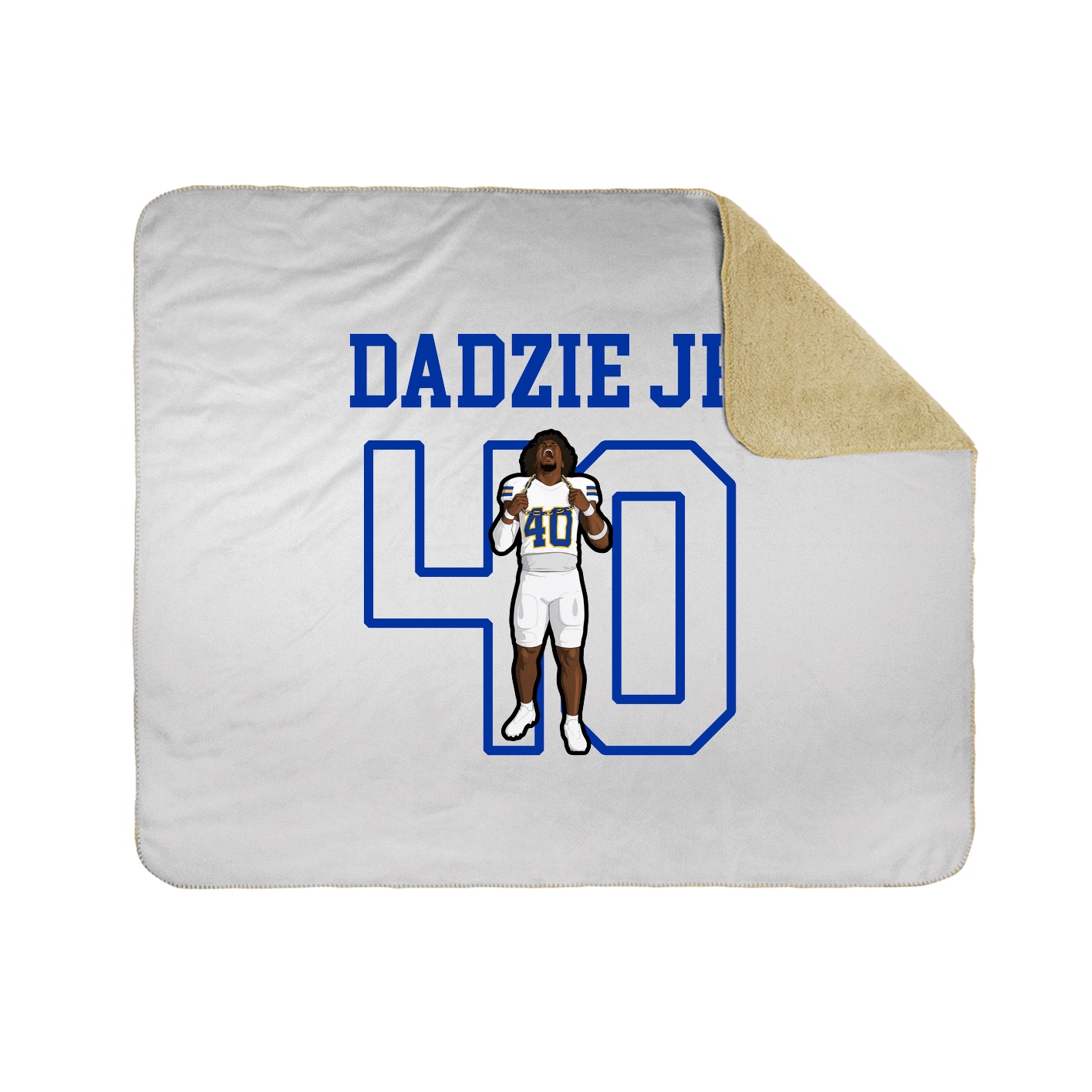 Throw Blanket — Shirsey in White