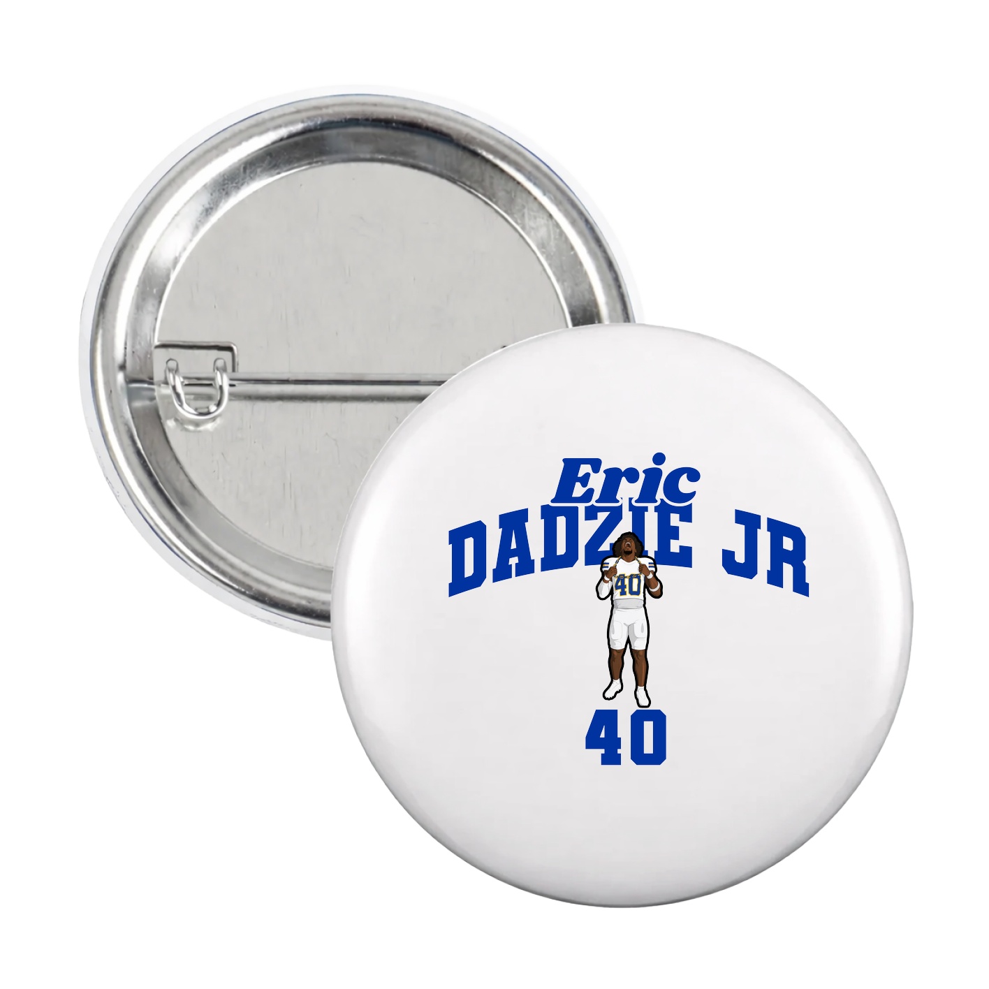 Game Day Button — Signature Arch in White