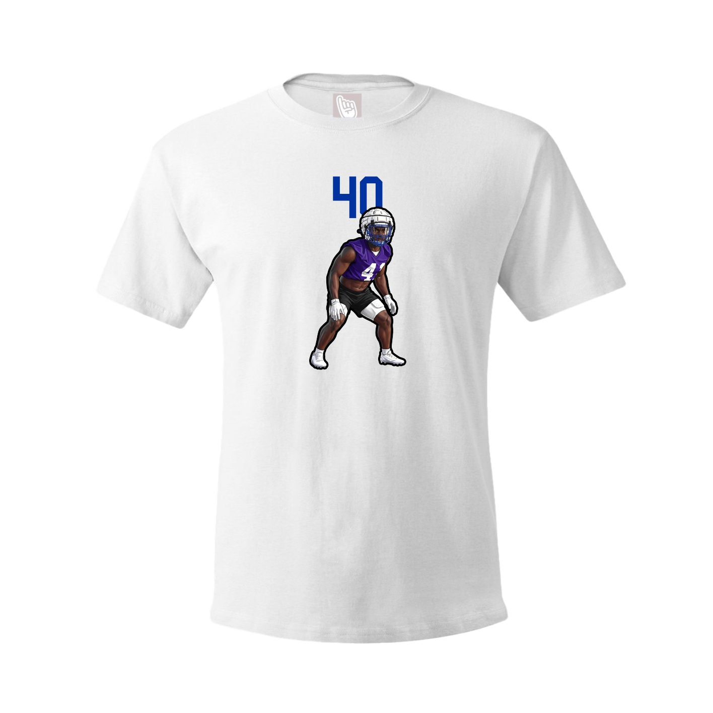 Tee — Number Top in White
