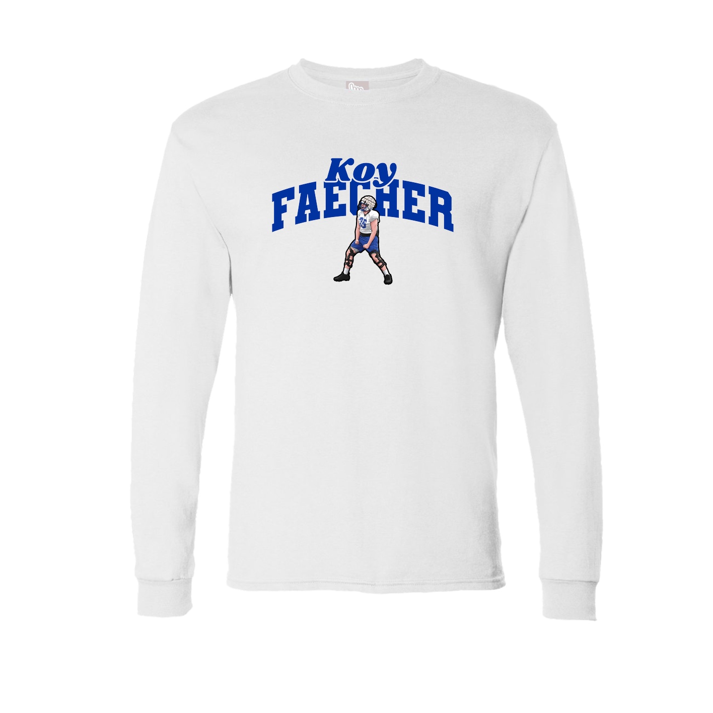 Long Sleeve Tee — Signature Arch in White