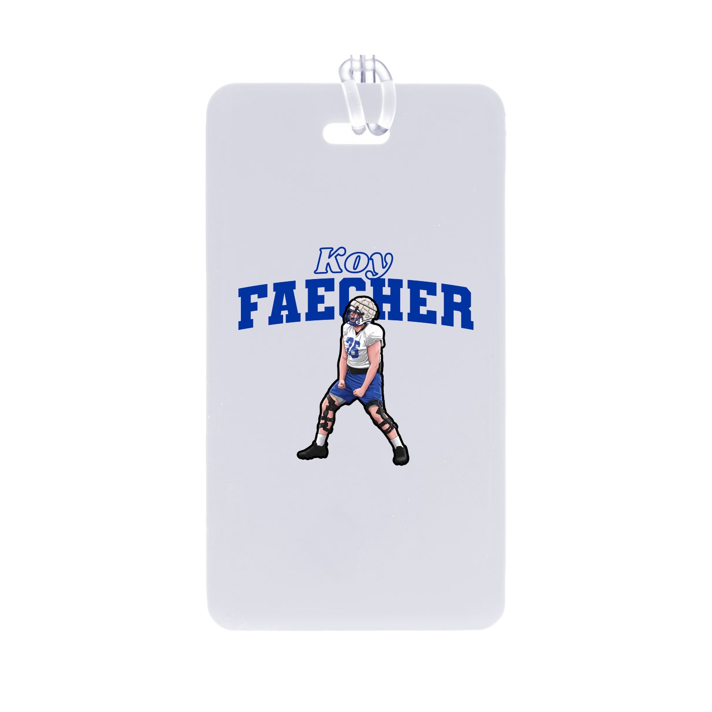 Bag Tag — Name Arch in Classic
