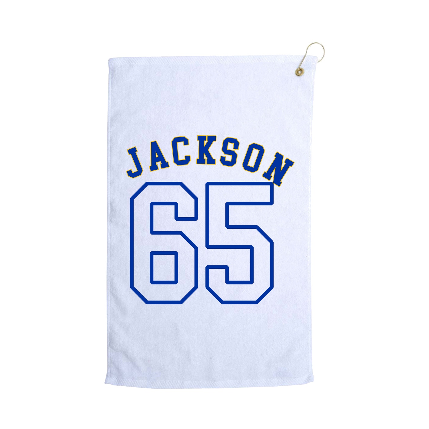 Golf Towel — Shirsey Arch in White