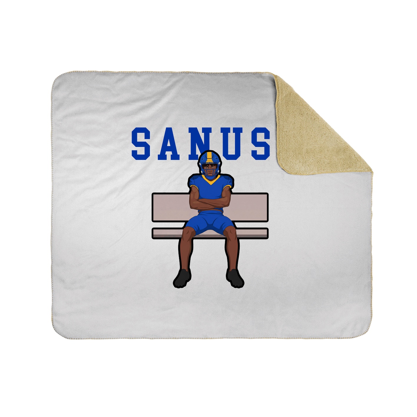 Throw Blanket — Shirsey in White