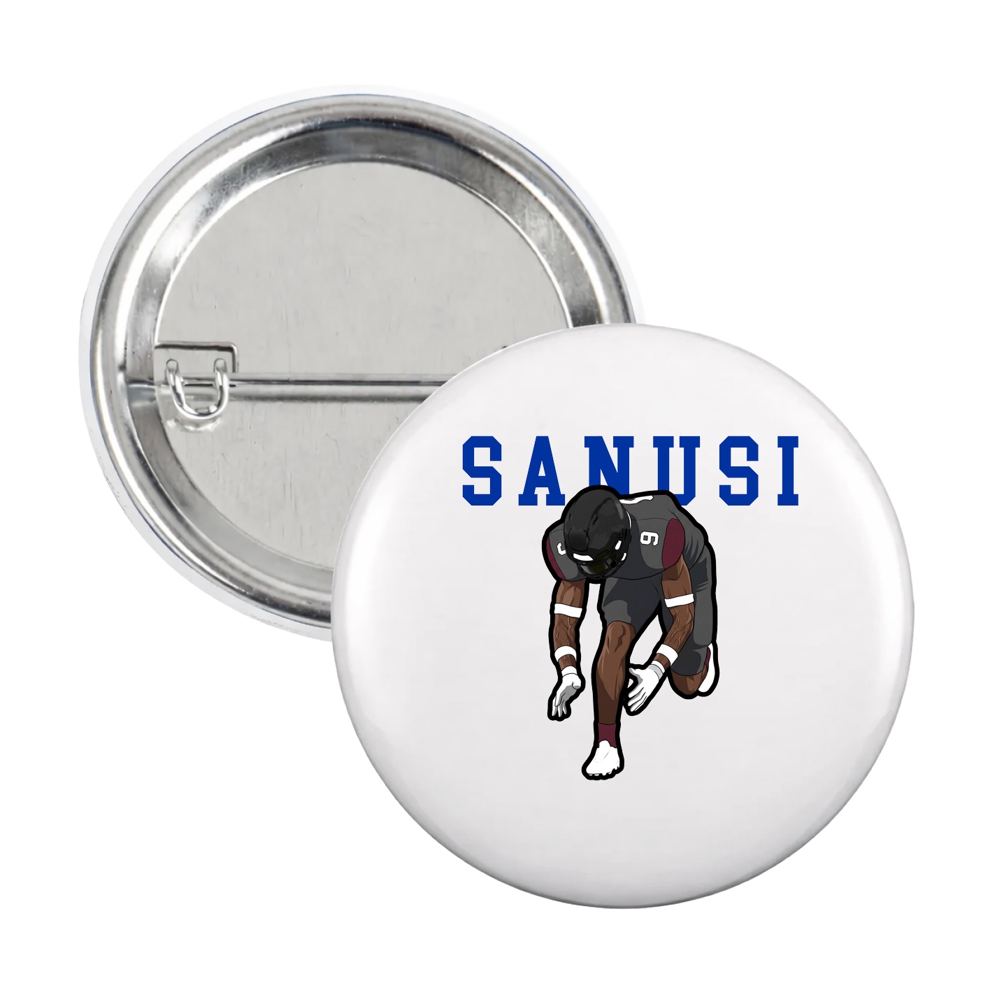 Game Day Button — Shirsey in White