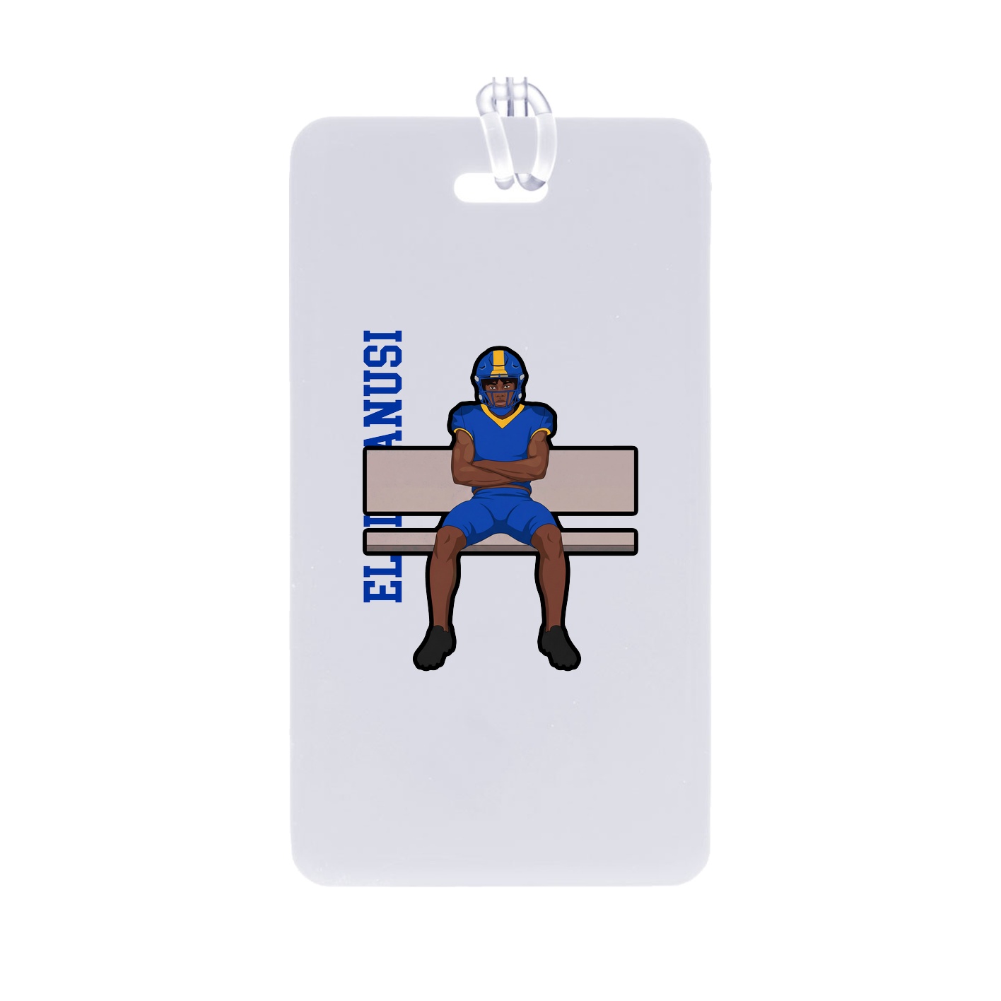 Bag Tag — Name Vertical in Classic
