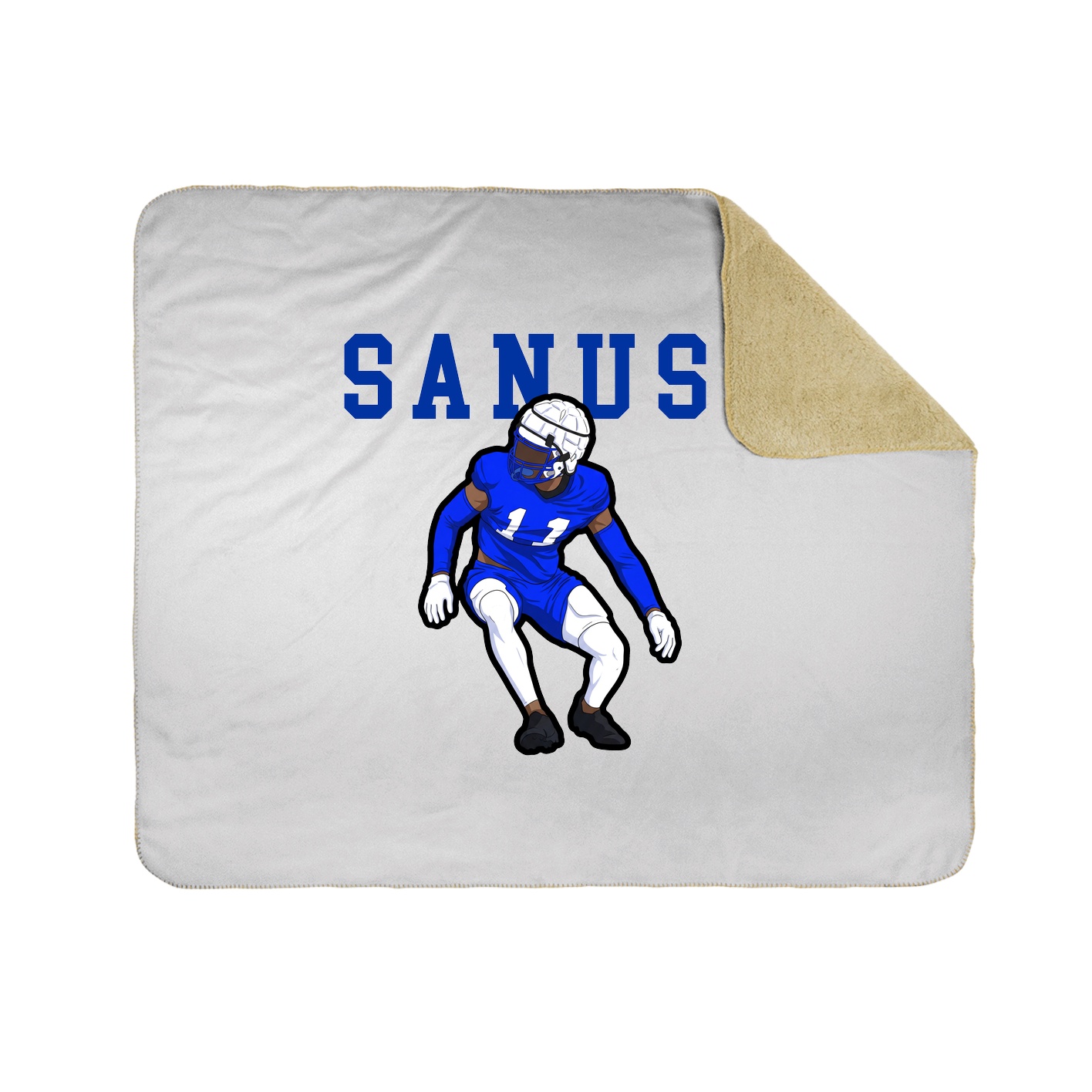Throw Blanket — Shirsey in White
