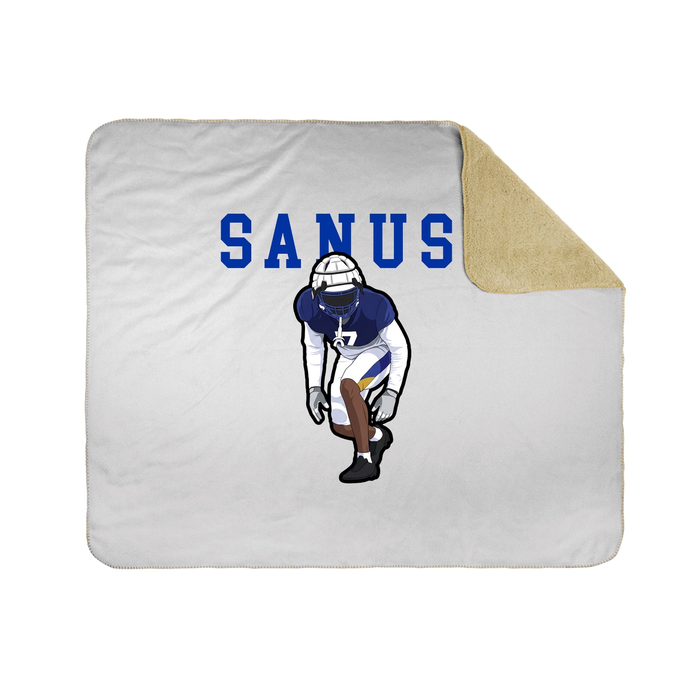 Throw Blanket — Shirsey in White